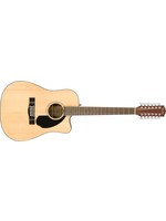 Fender Fender CD-60SCE Dreadnought 12-string, Walnut Fingerboard, Natural