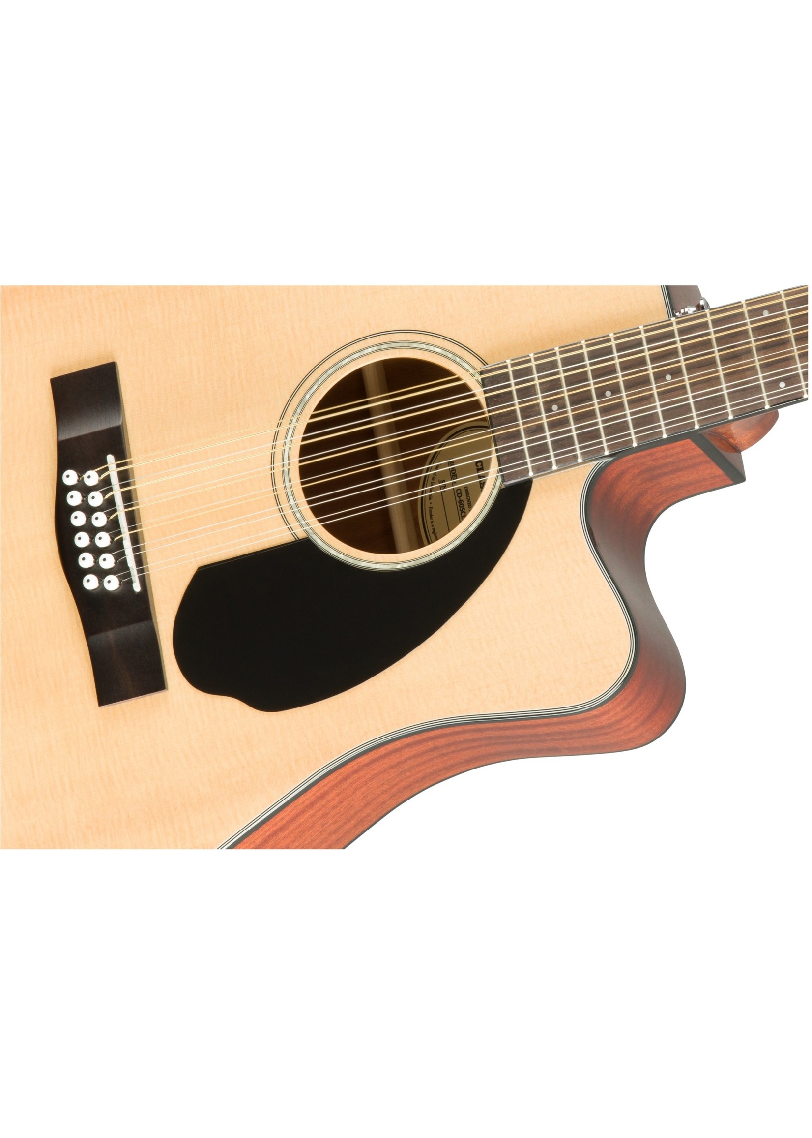Fender Fender CD-60SCE Dreadnought 12-string, Walnut Fingerboard, Natural