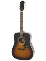 Epiphone Epiphone EA10VSCH1 Songmaker DR-100 Acoustic Guitar, Square Shoulder, Vintage Sunburst