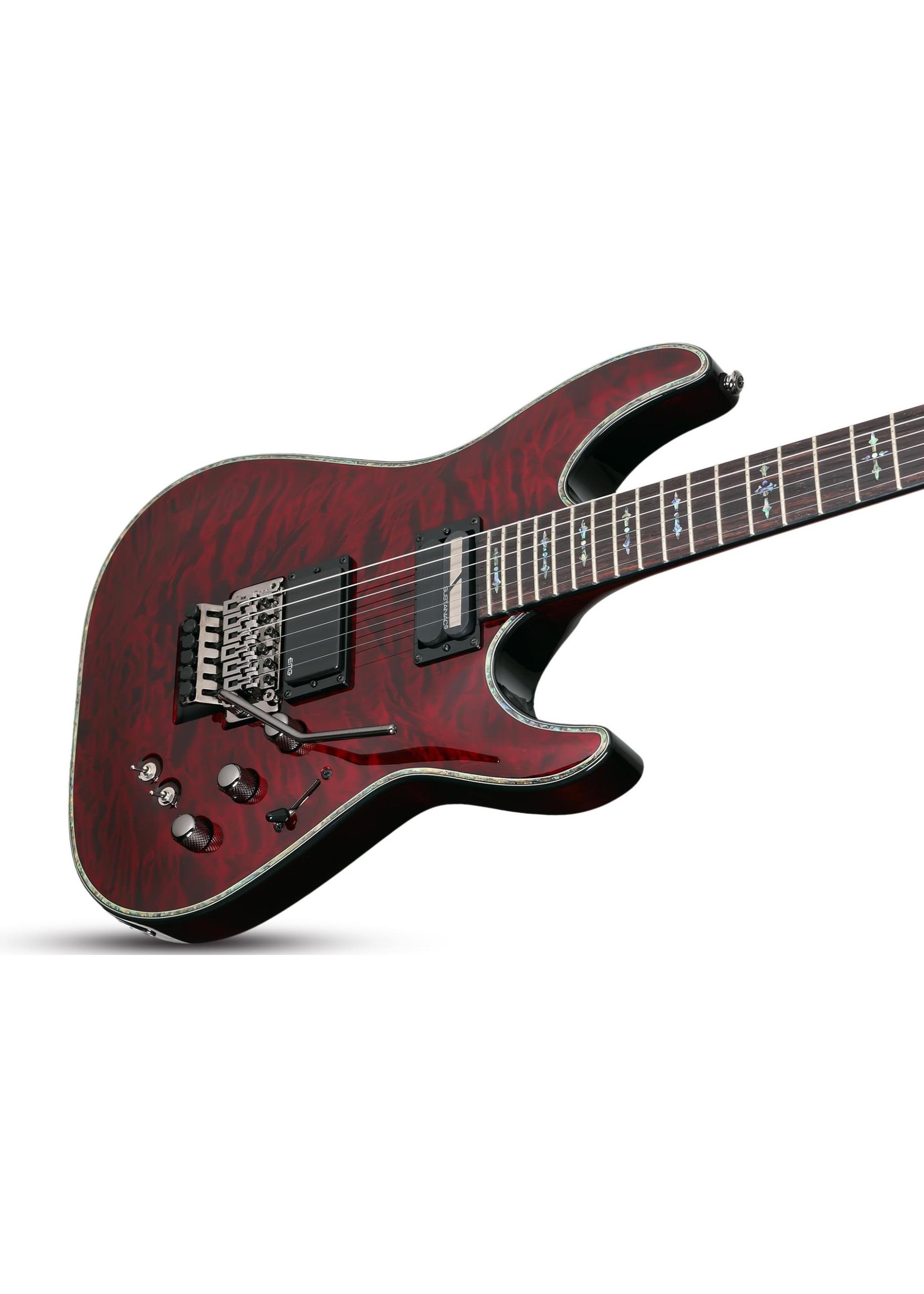 Schecter Schecter 1826 C-1 FR S Hellraiser Electric Guitar, Black Cherry (BCH)