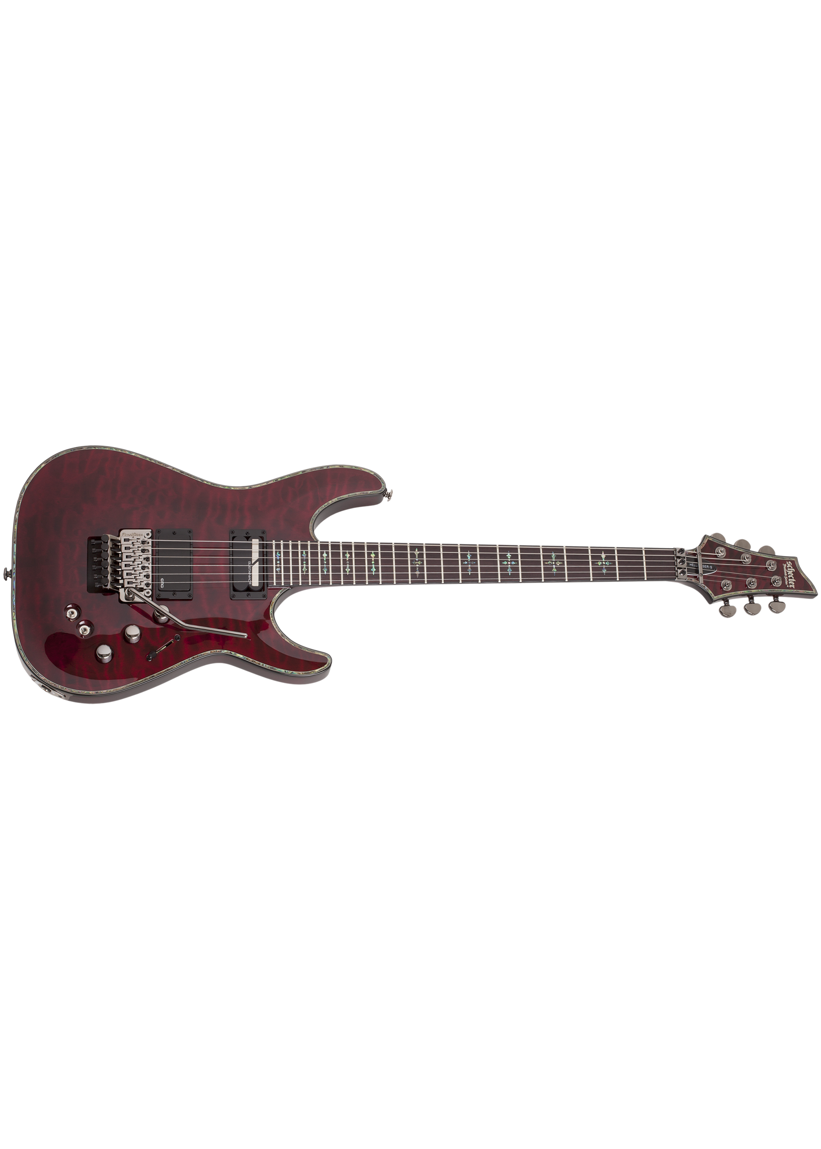 Schecter Schecter C-1 FR S  Hellraiser Electric guitar, Black Cherry