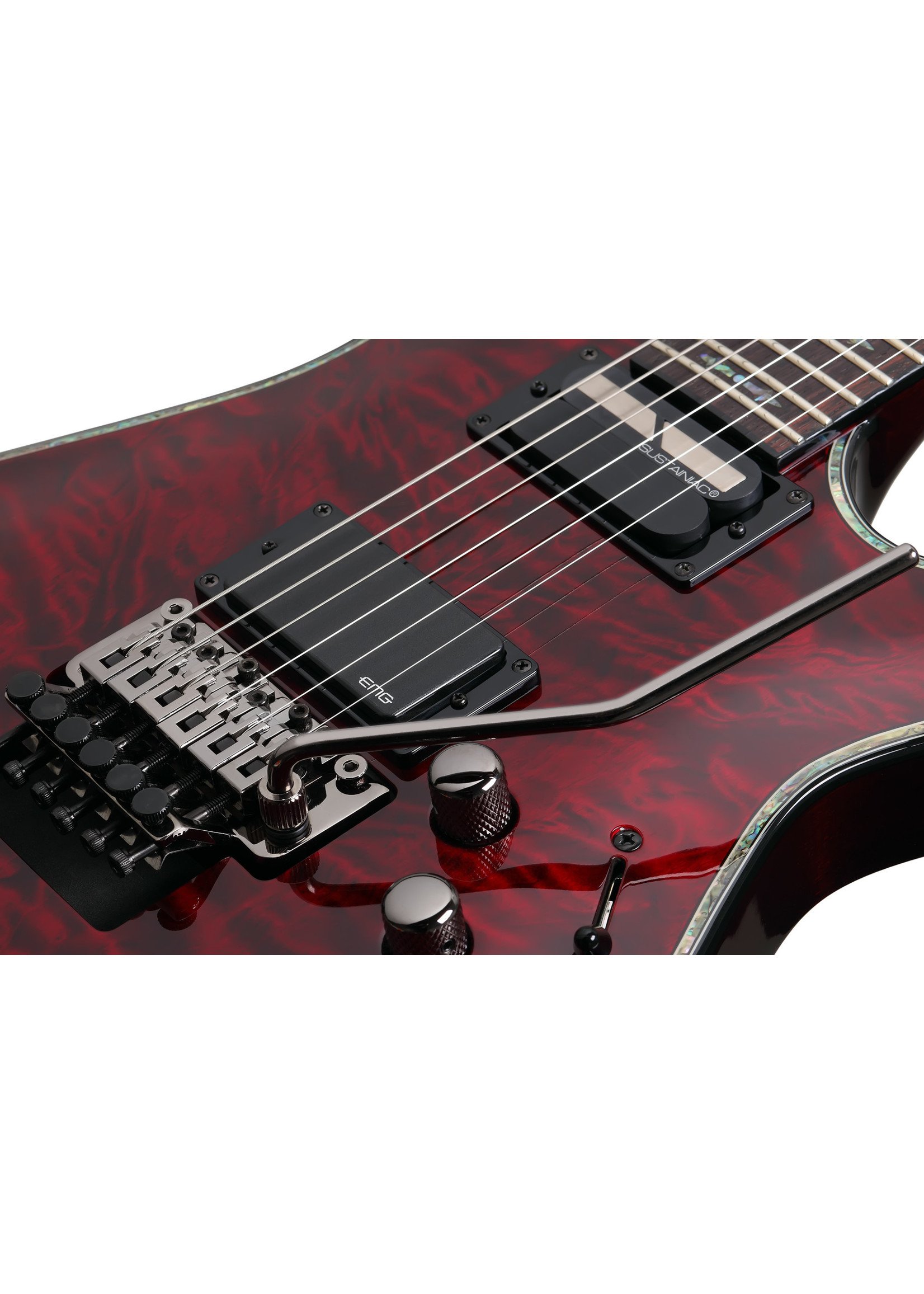 Schecter Schecter C-1 FR S Hellraiser Electric Guitar, Black Cherry (BCH)