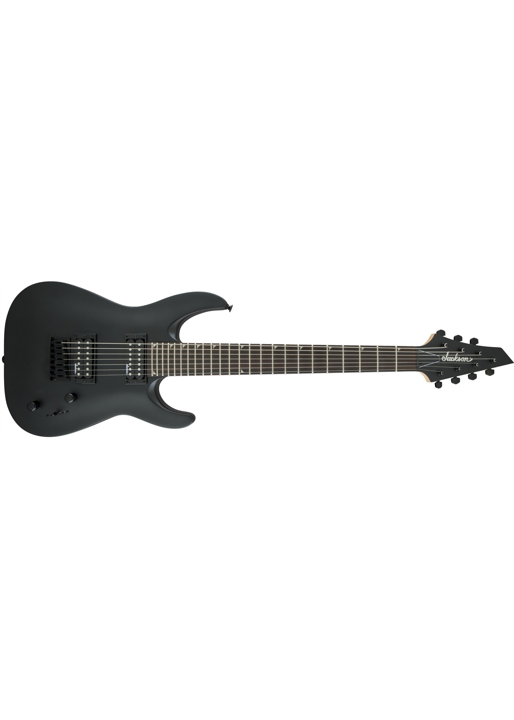 Jackson Jackson JS Series Dinky Arch Top JS22-7 DKA HT Amaranth Fingerboard, Satin Black