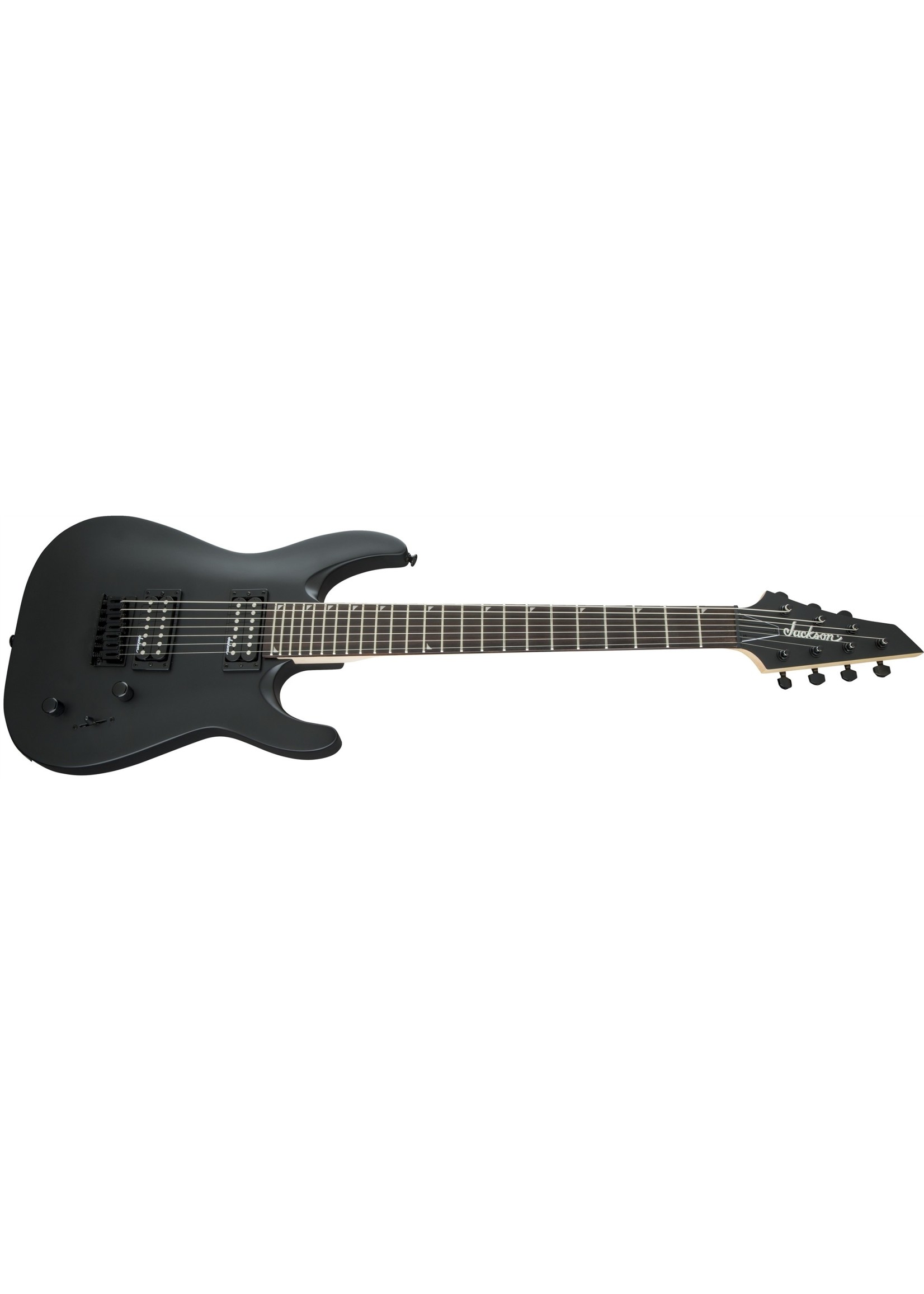 Jackson Jackson JS Series Dinky Arch Top JS22-7 DKA HT Amaranth Fingerboard, Satin Black