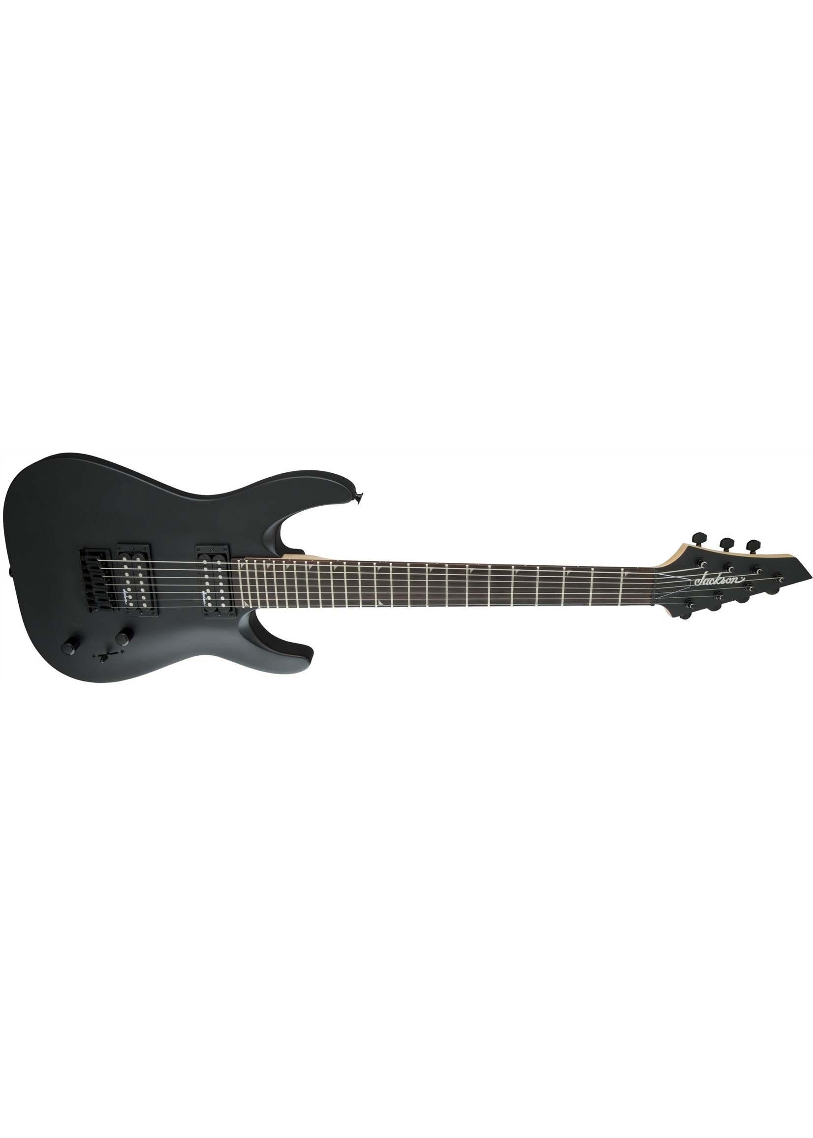 Jackson Jackson JS Series Dinky Arch Top JS22-7 DKA HT Amaranth Fingerboard, Satin Black