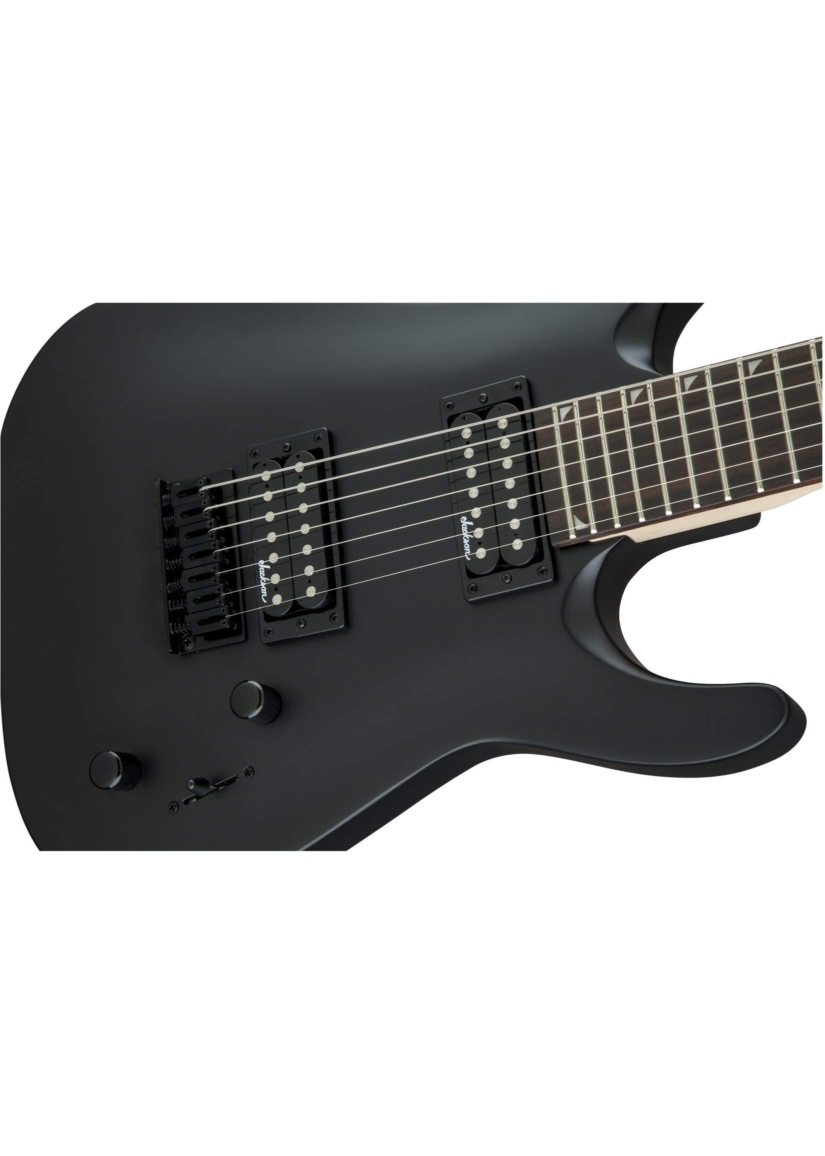 Jackson Jackson JS Series Dinky Arch Top JS22-7 DKA HT Amaranth Fingerboard, Satin Black