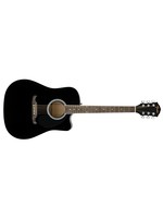 Fender Fender 0972713506 FA-125CE Dreadnought, Walnut Fingerboard, Black