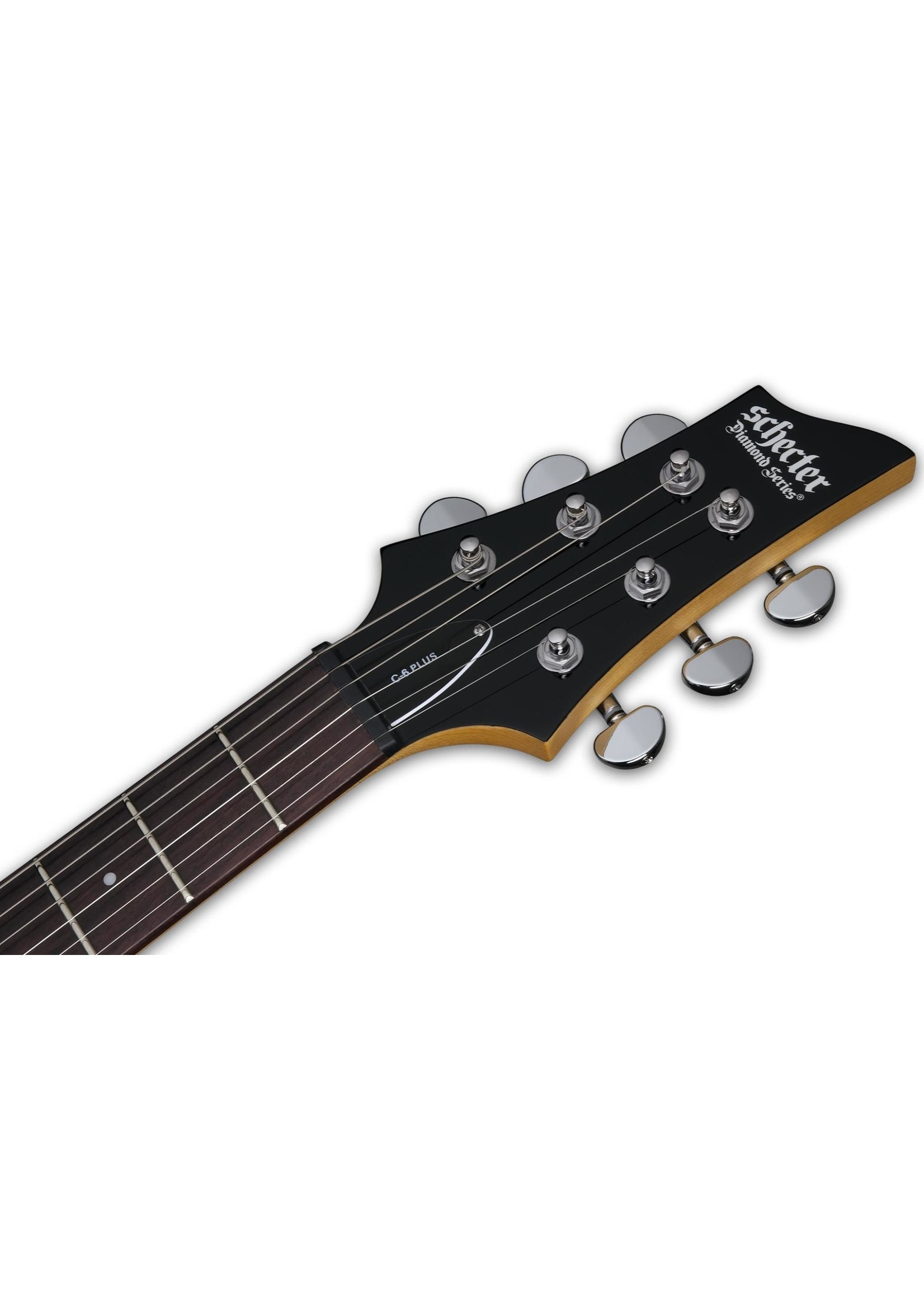 Schecter Schecter C-6 Plus Electric Guitar, Ocean Blue Burst