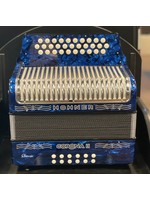 Hohner Hohner 3523GBL Corona II Classic GCF Accordion, Pearl Dark Blue