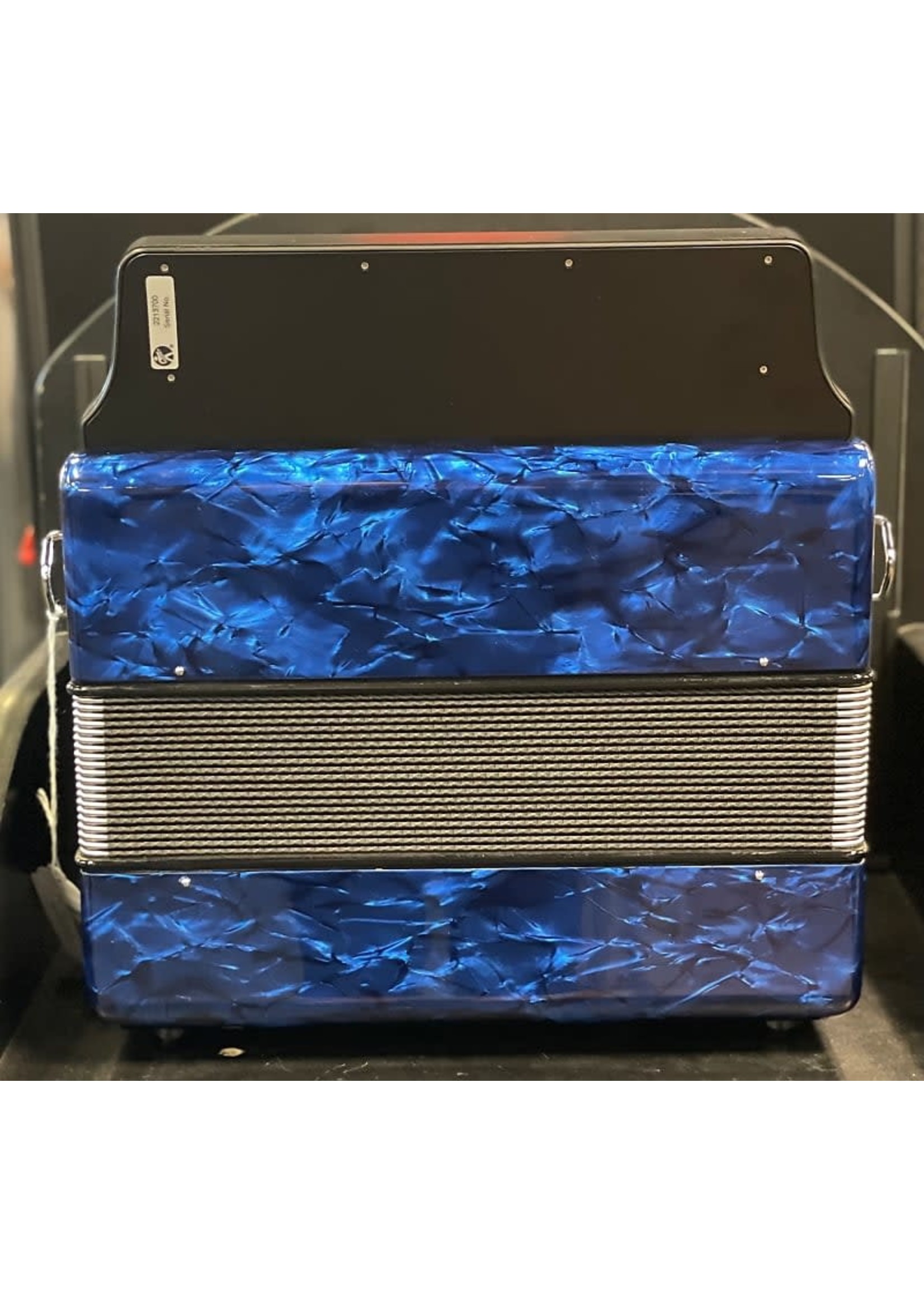 Hohner Hohner 3500GBL Corona II G/C/F Accordion, Dark Blue