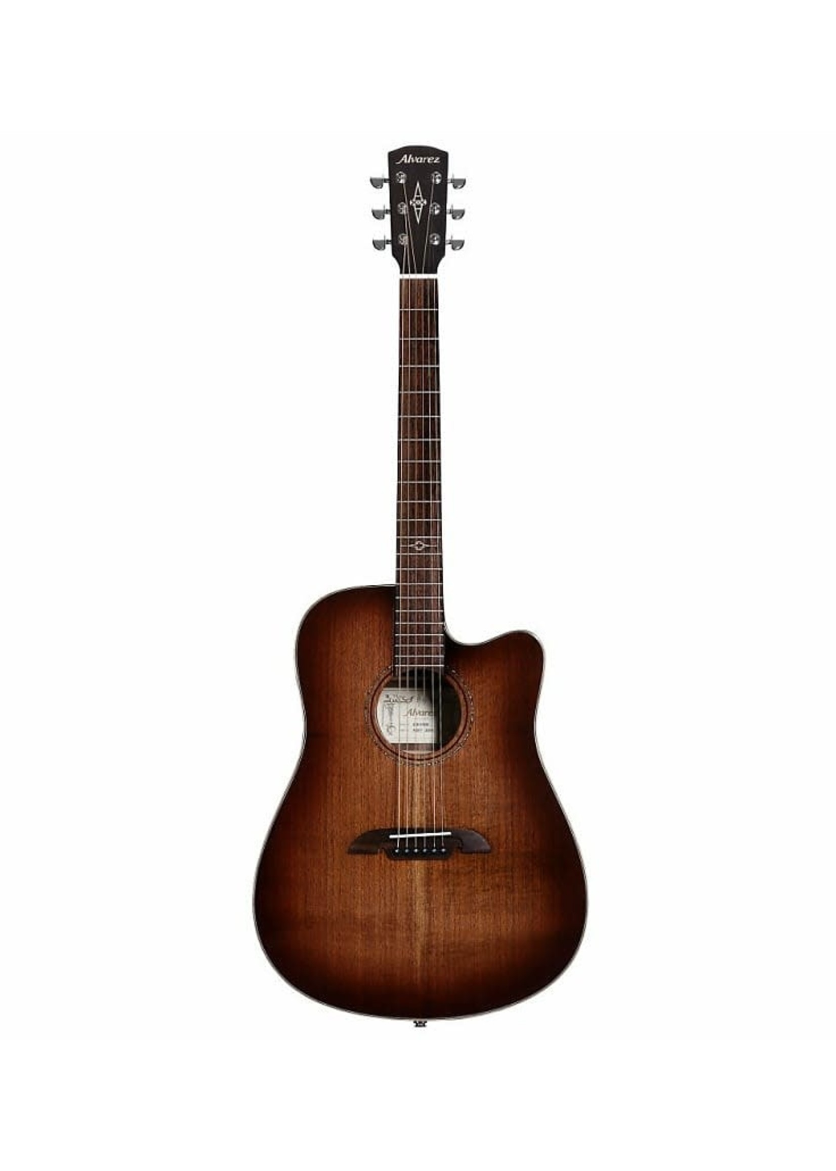 Alvarez Alvarez ADWS77CESHB Artist Elite Dreadnought Acoustic-Electric Guitar, Shadowburst