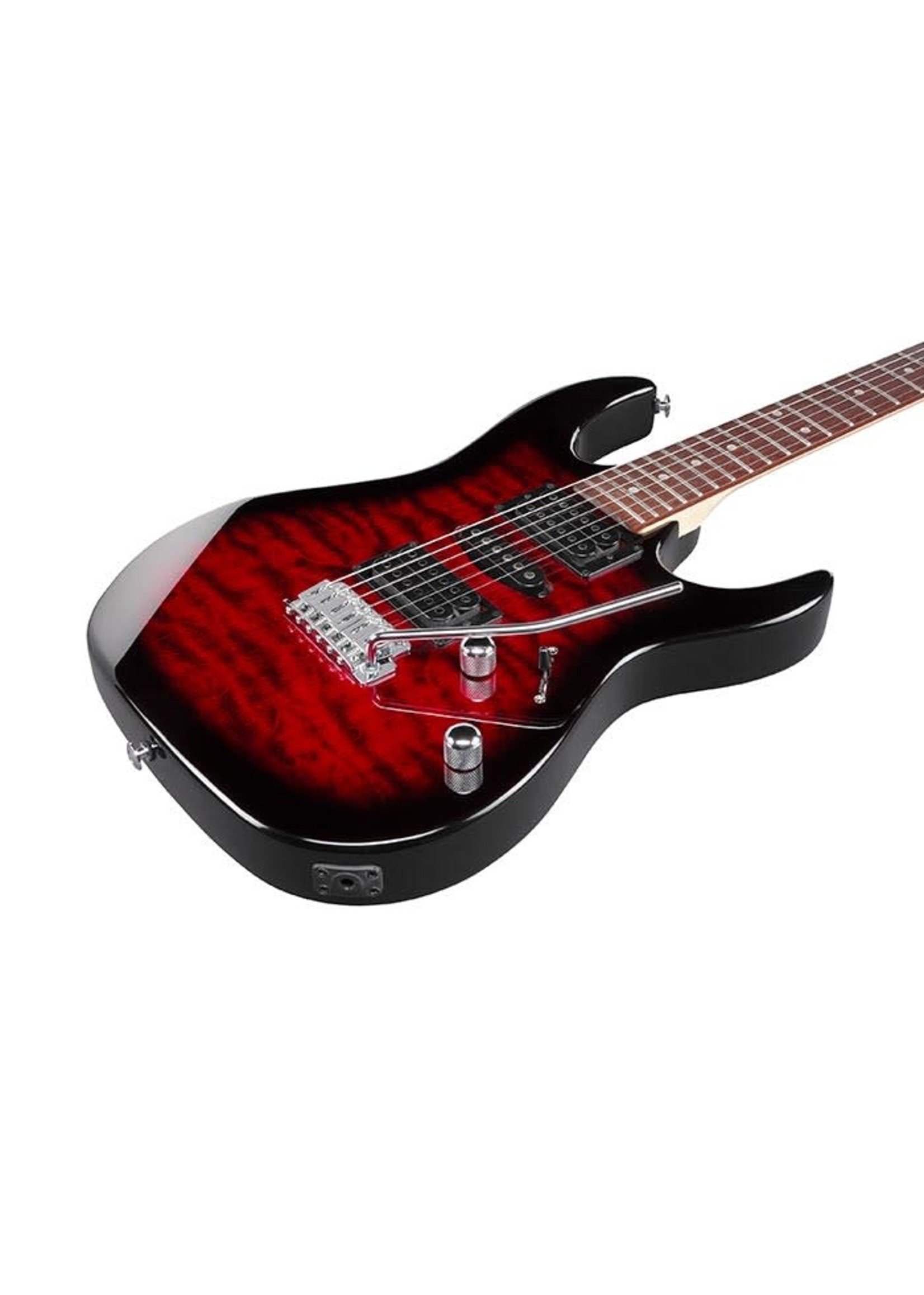 Ibanez Ibanez GRX70QATRB GIO RX 6-String Electric Guitar, Transparent Red Burst