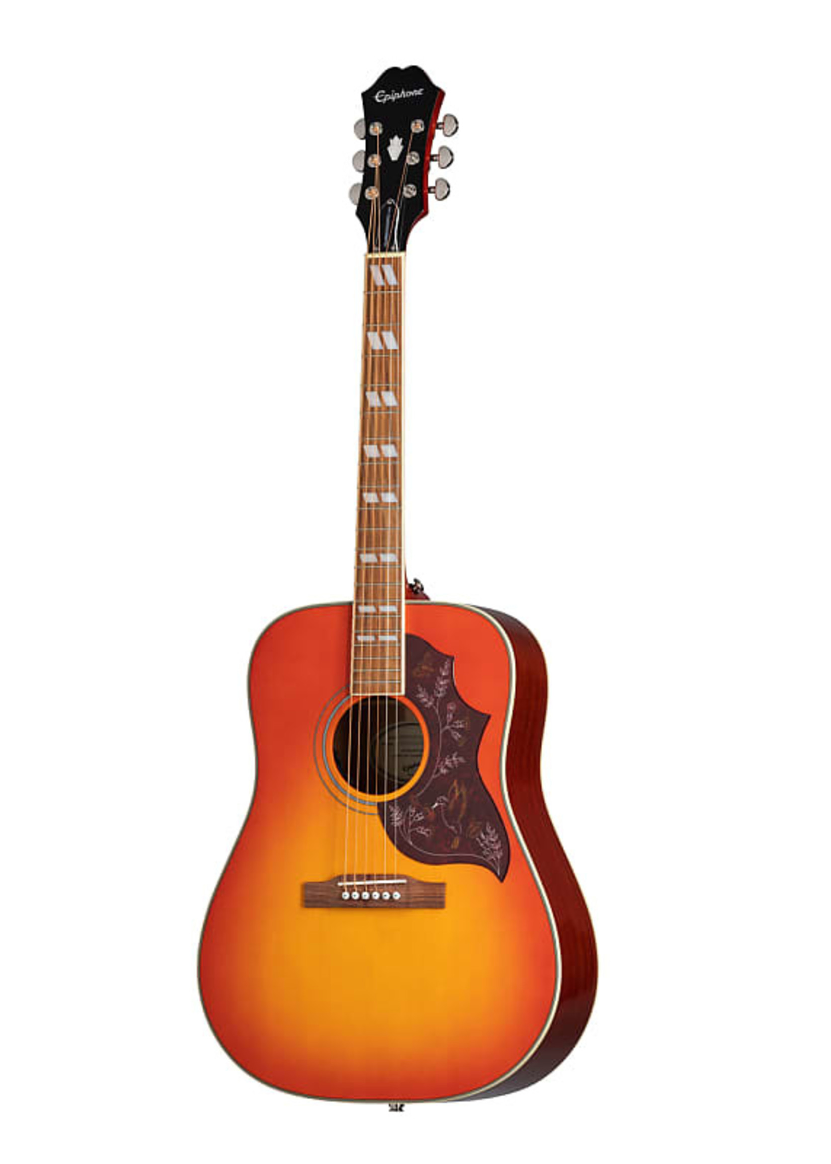 Epiphone Epiphone EEHBFCNH1 Hummingbird Pro w/ Fishman SoniTone Acoustic Guitar, Faded Cherry Sunburst