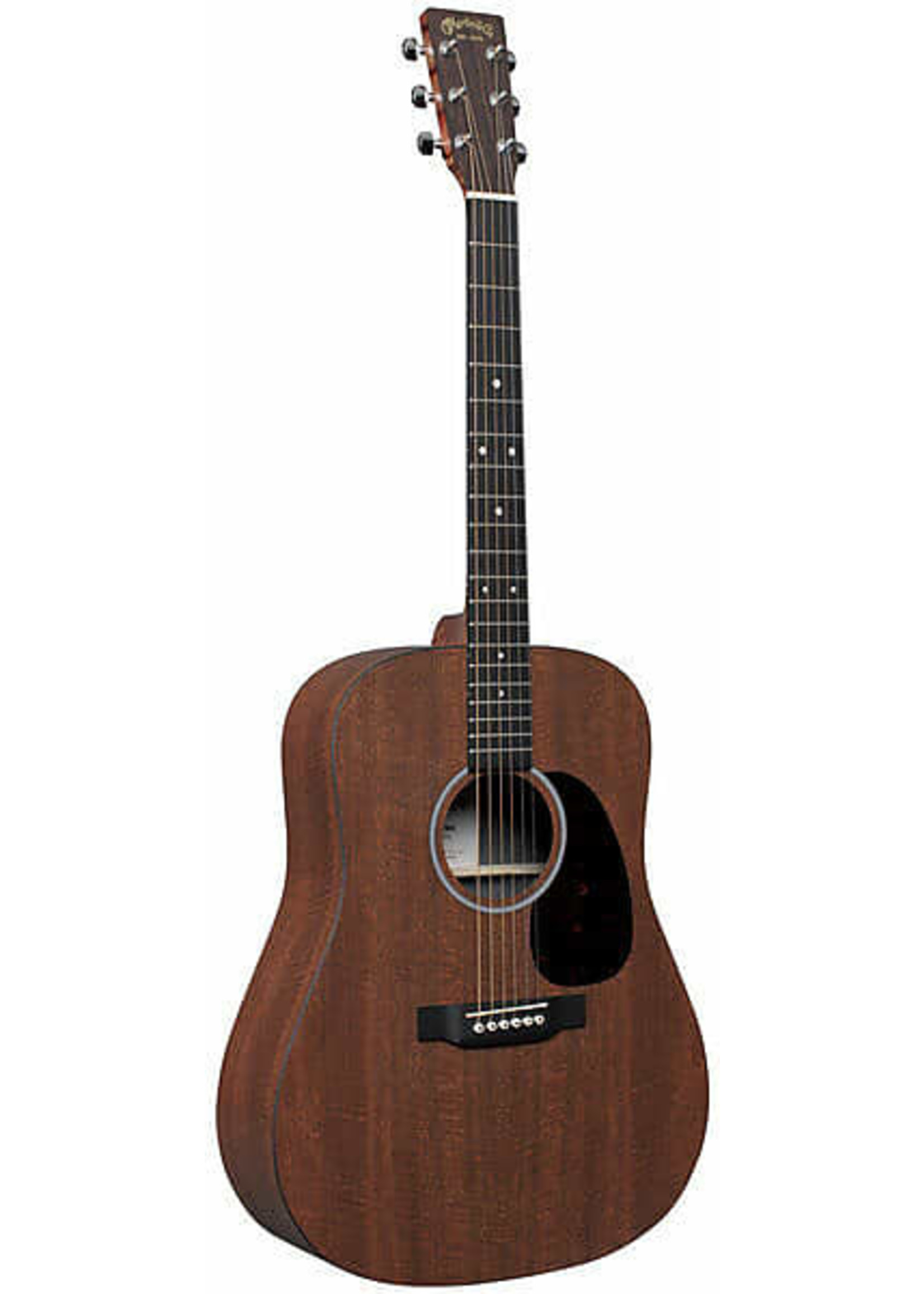 Martin Martin D-X1E-03 Mah/Mah Acoustic Electric Guitar, Natural Mahogany