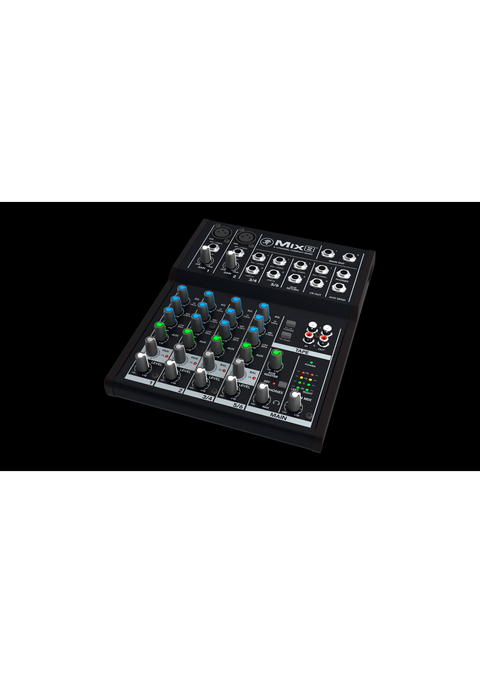 Mackie Mackie Mix8 8-Channel Compact Mixer