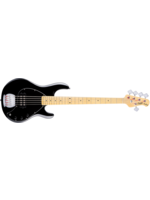 Sterling by Music Man Sterling by Music Man STINGRAY RAY5 5-String Electric Bass, Black w/ Maple Fingerboard