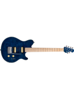 Sterling by Music Man Sterling by Music Man SUB AXIS FLAME MAPLE Electric Guitar, Neptune Blue