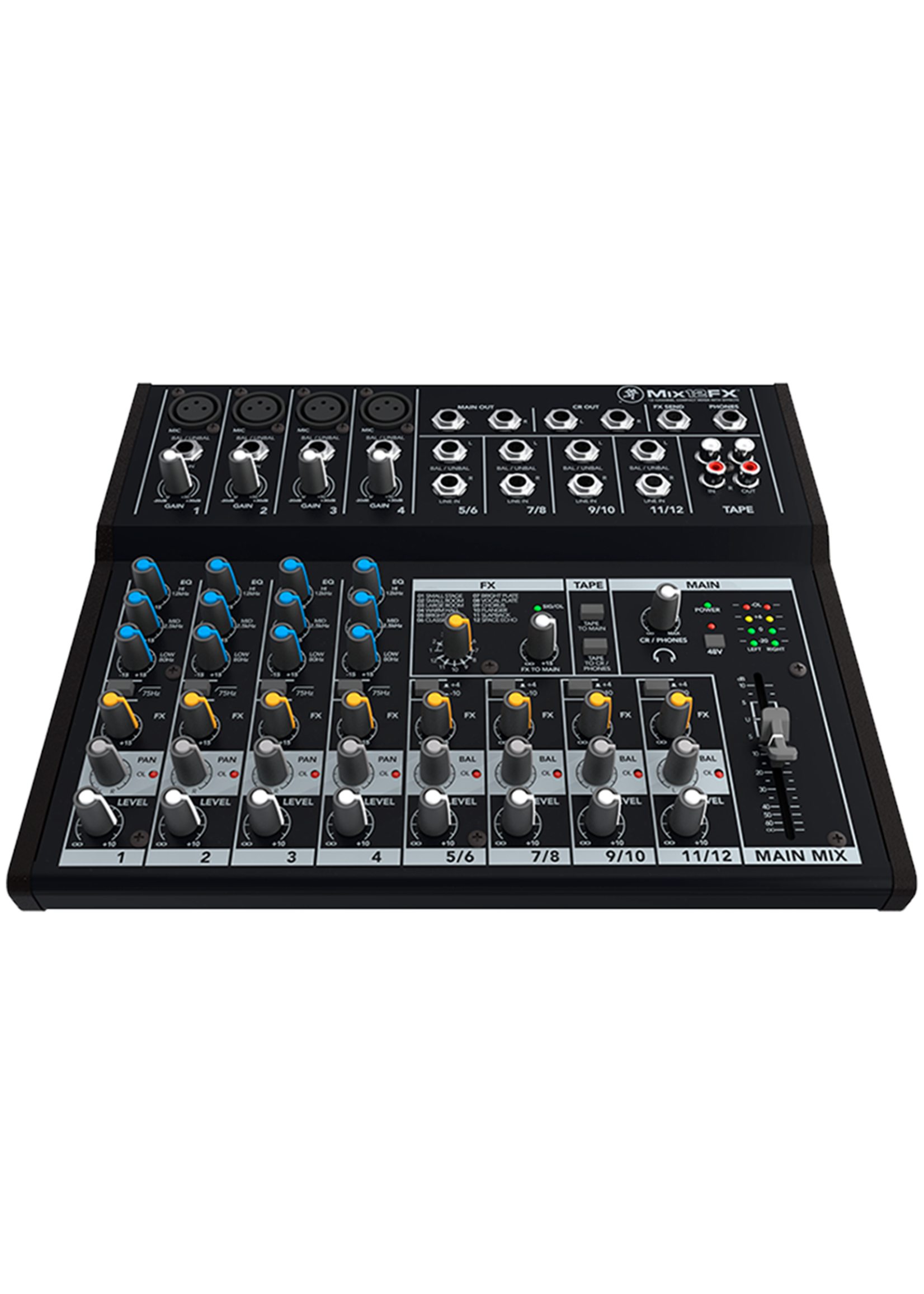Mackie Mackie Mix12FX 12-Channel Compact Mixer w/ Effects