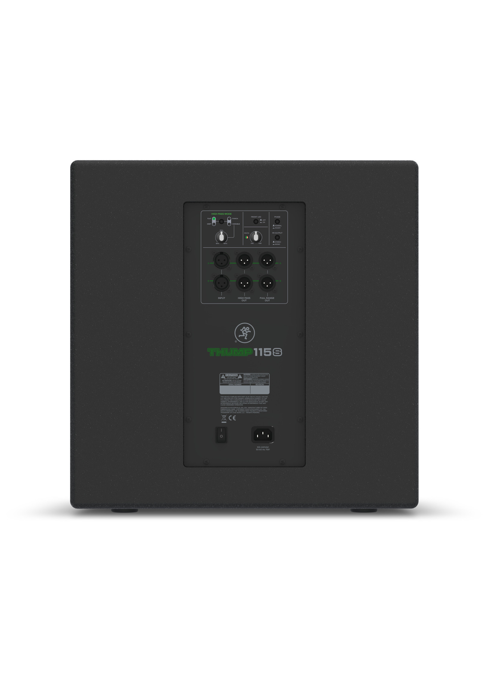 Mackie Mackie Thump115S 1,400-Watt 15" Powered Subwoofer