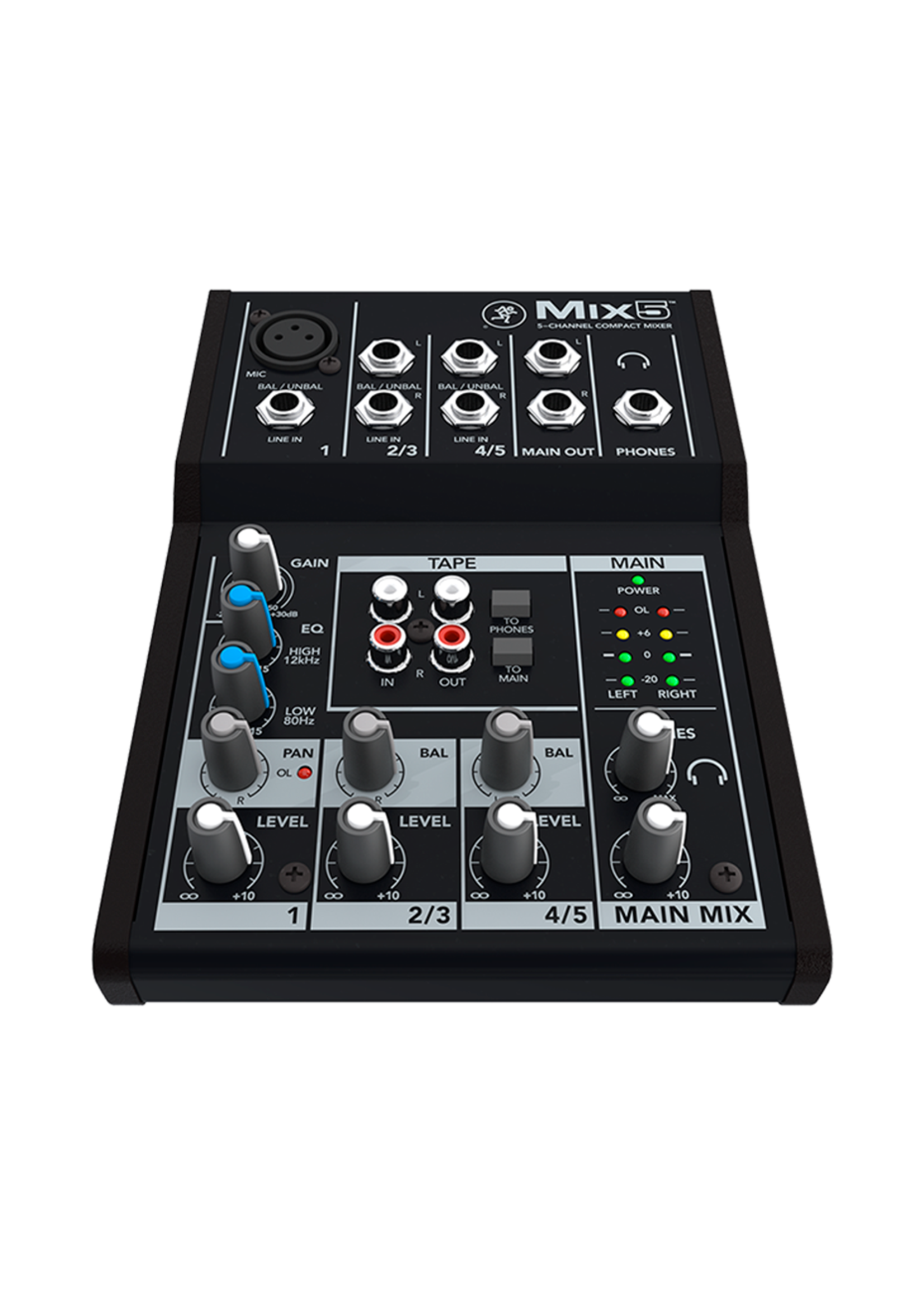Mackie Mackie Mix5 5-Channel Compact Mixer 120V US