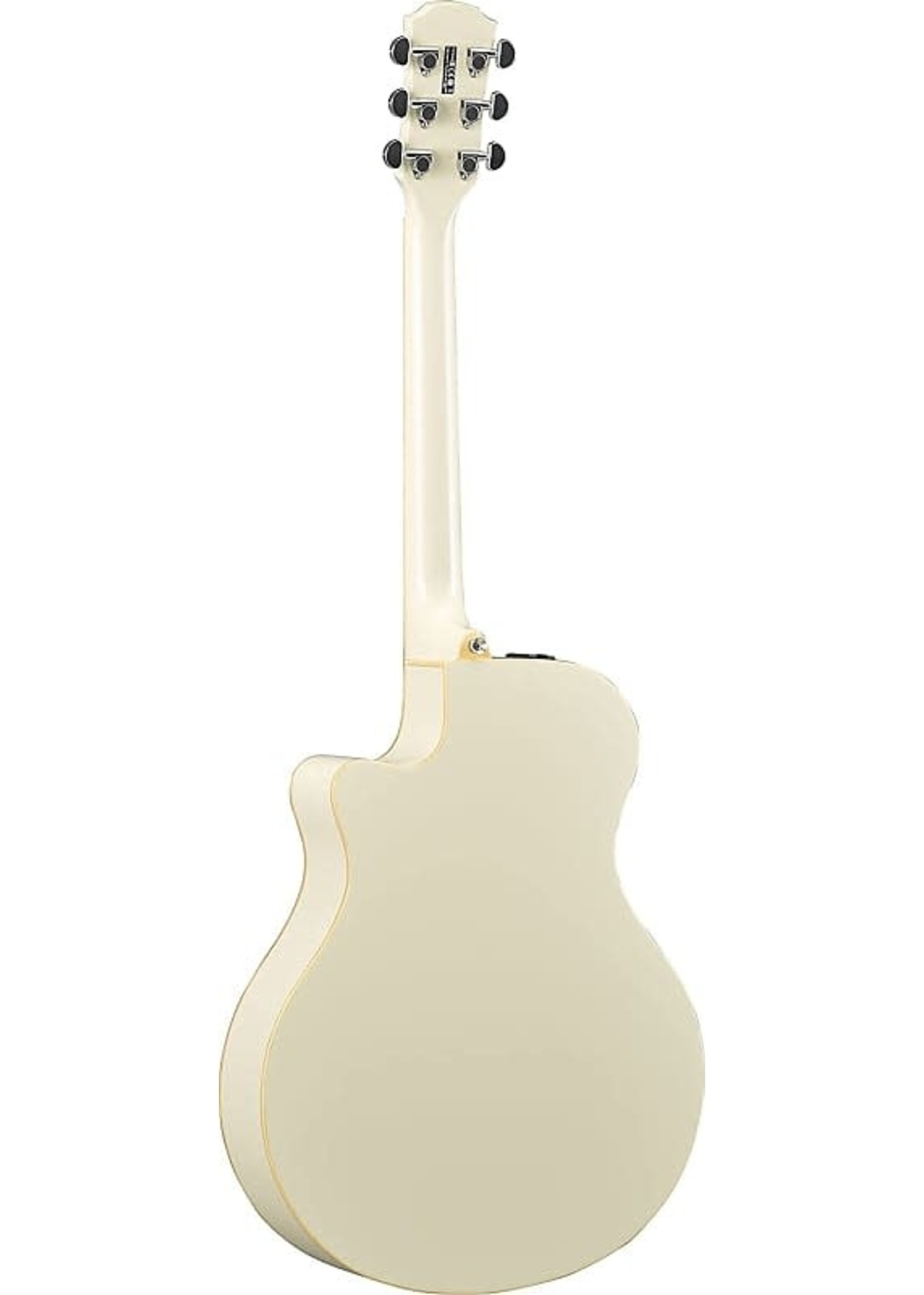 Yamaha Yamaha APX600 VW Thin-line Cutaway A/E Guitar, Vintage White