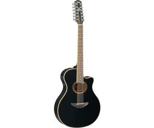 Yamaha APX700II 12-String Acoustic Electric, Black - Murphy's Music