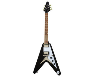 EPIPHONE ( エピフォン ) Flying V Ebony Epi Flying V EB – Motor City Guitar