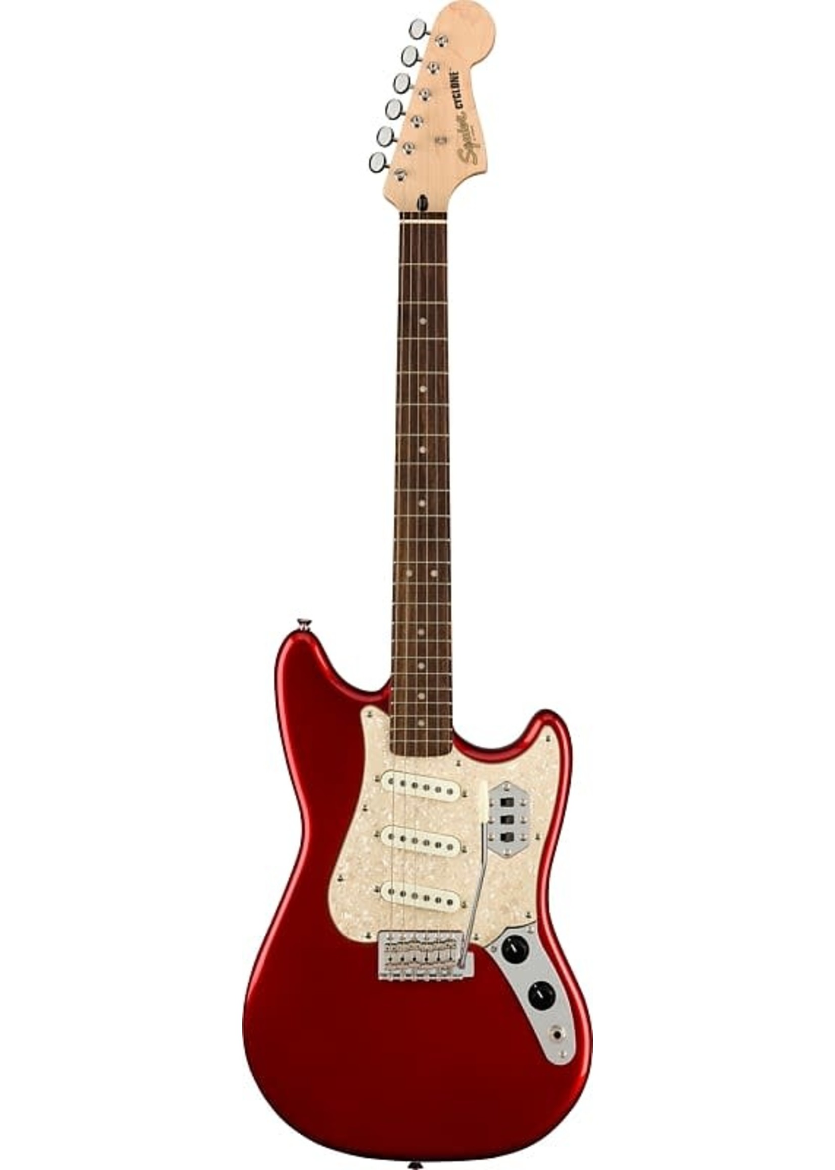 Squier Squier Paranormal Cyclone, Laurel Fingerboard, Pearloid Pickguard, Candy Apple Red