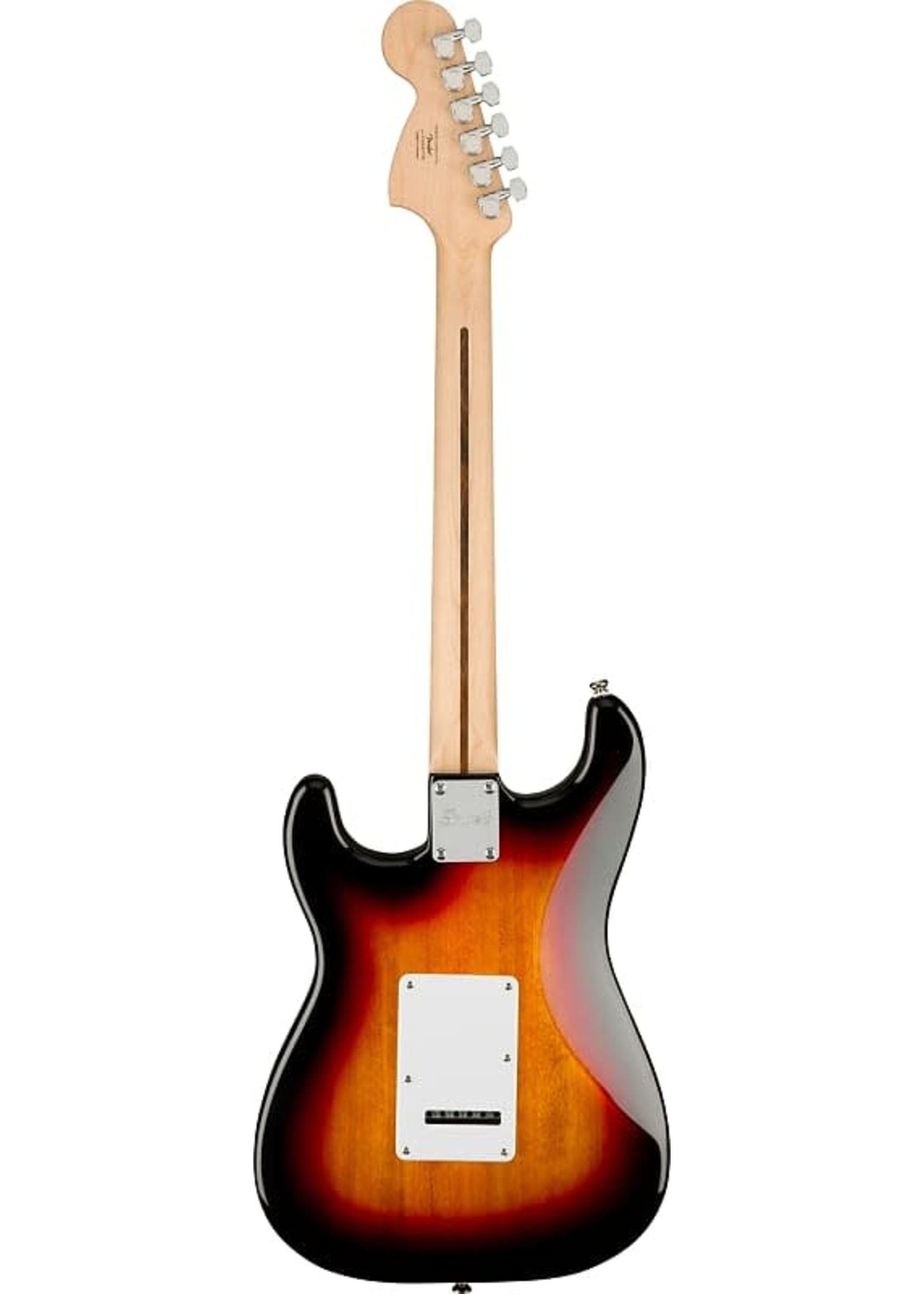 Squier Squier 0378000500 Affinity Series Stratocaster, Laurel Fingerboard, White Pickguard, 3-Color Sunburst