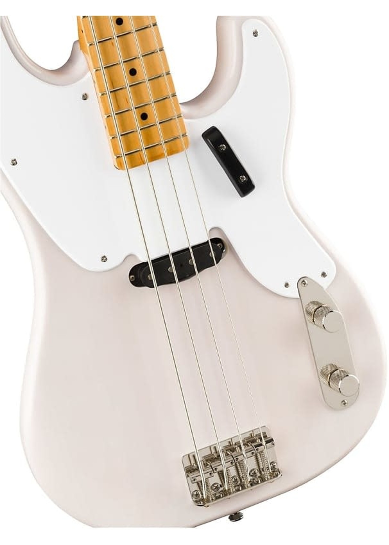 Squier Squier 0374500501 Classic Vibe '50s Precision Bass, Maple Fingerboard, White Blonde