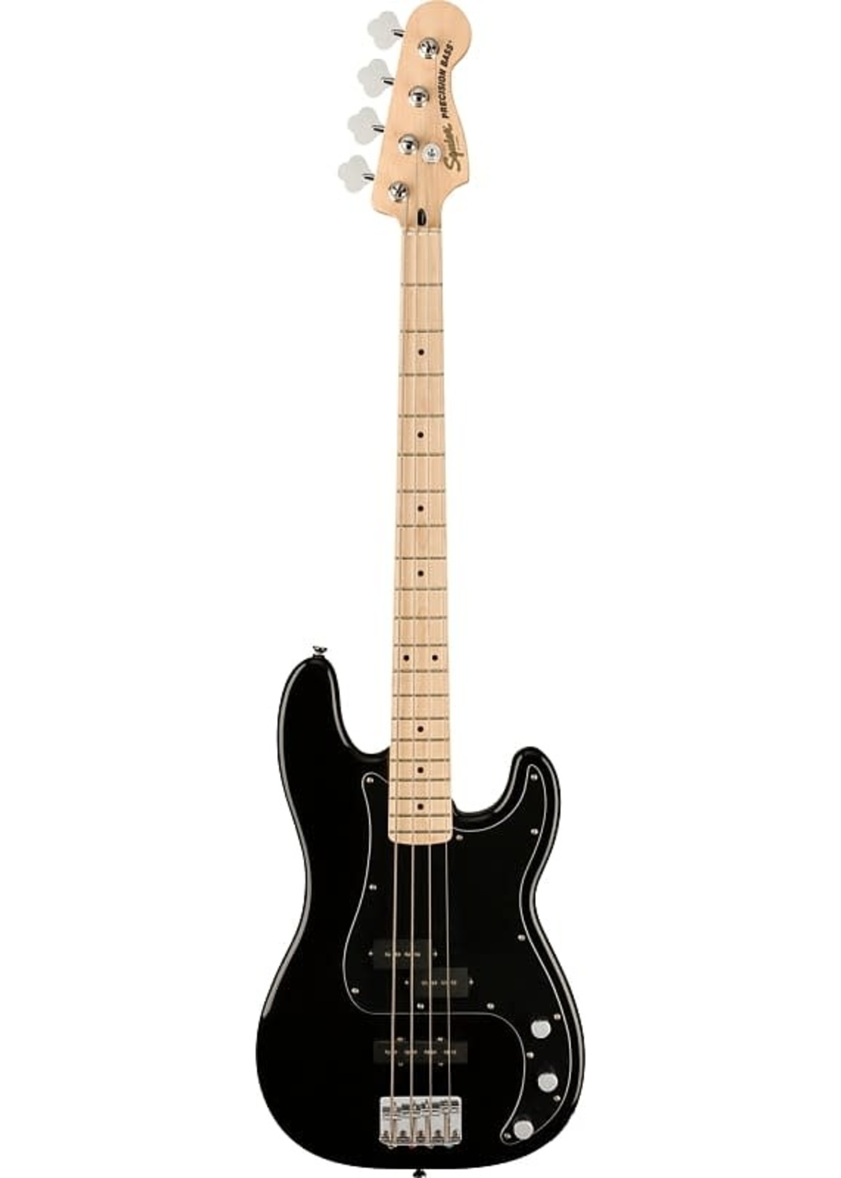 Squier Squier 0378553506 Affinity Series Precision Bass PJ, Maple Fingerboard, Black Pickguard, Black