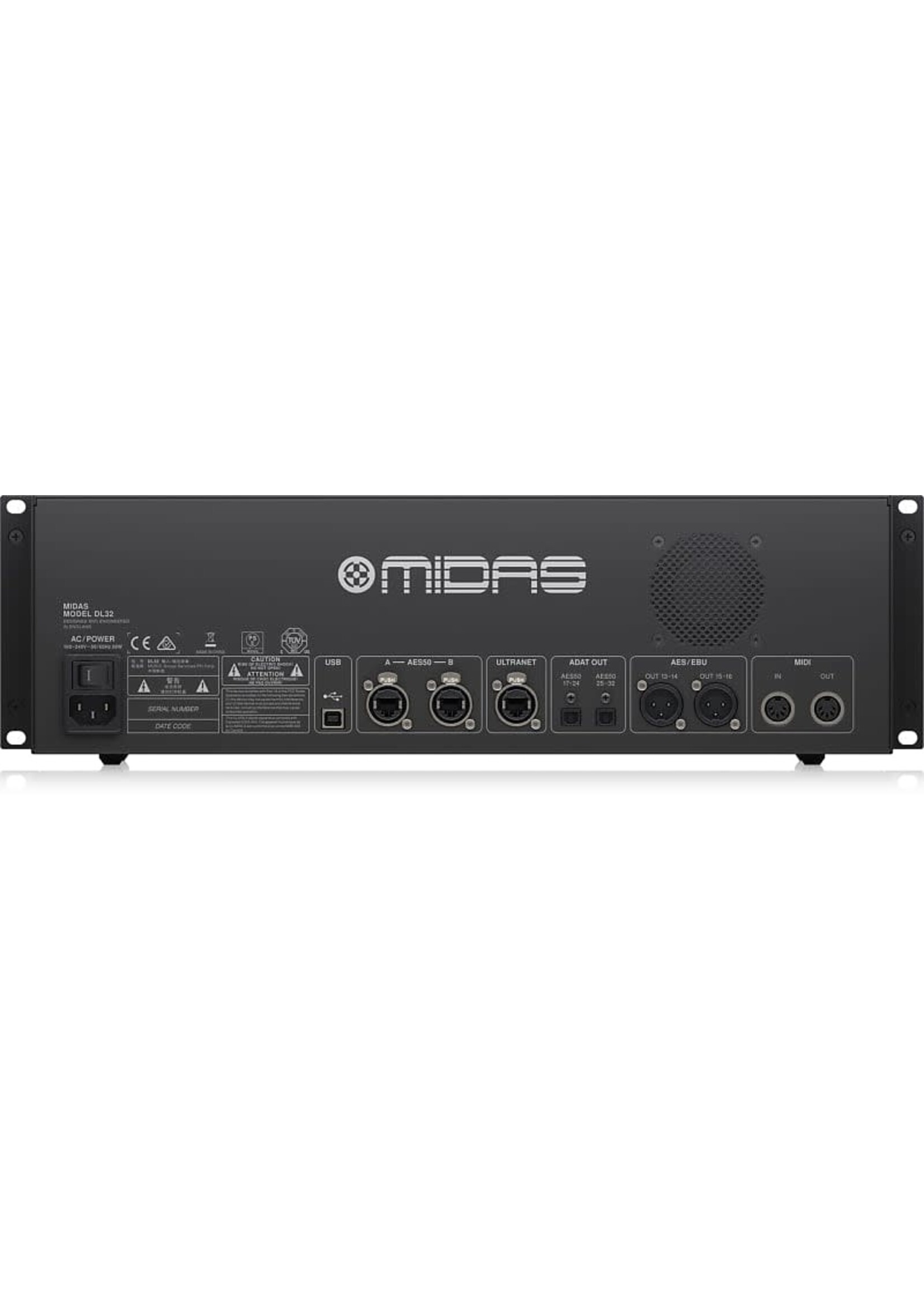 Midas Midas DL32 2-In/16-Out Stage Box w/ 32 Midas Microphone Preamplifiers