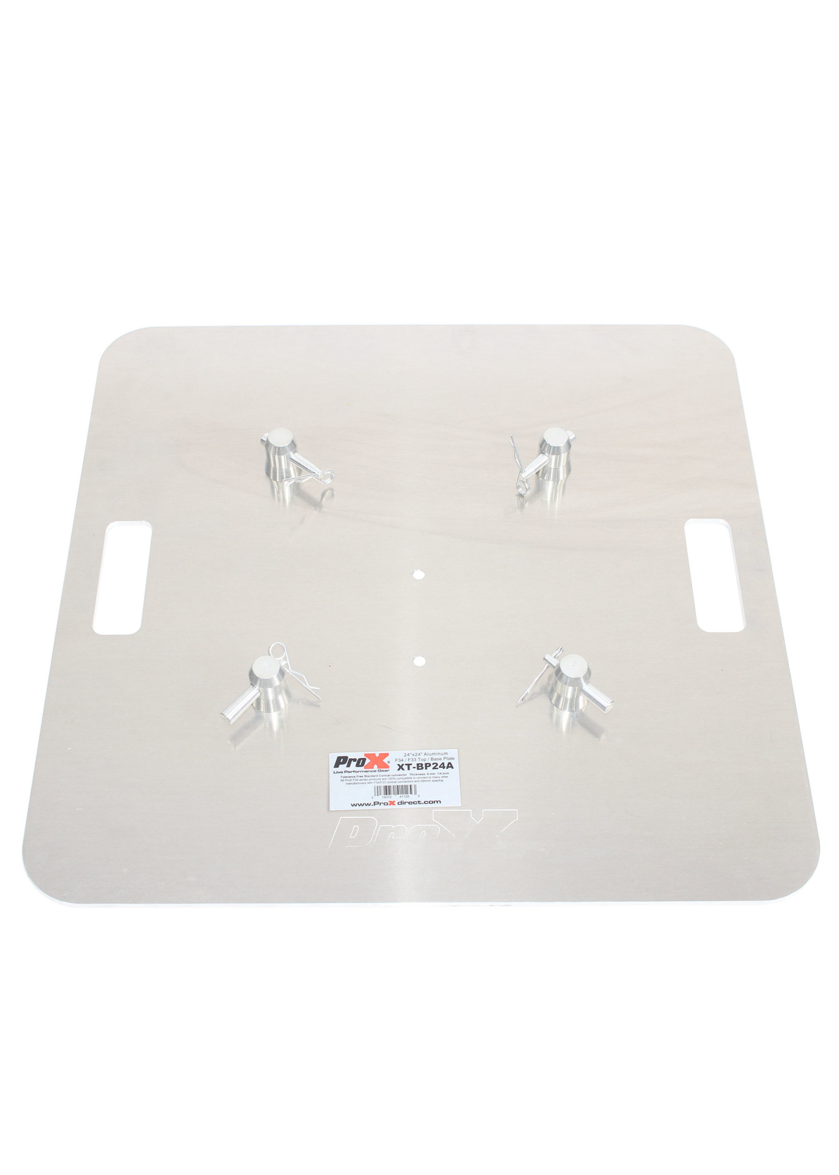 ProX ProX XT-BP24A MK2  2' x 2' Aluminum Base Plate 6mm w/ Connectors