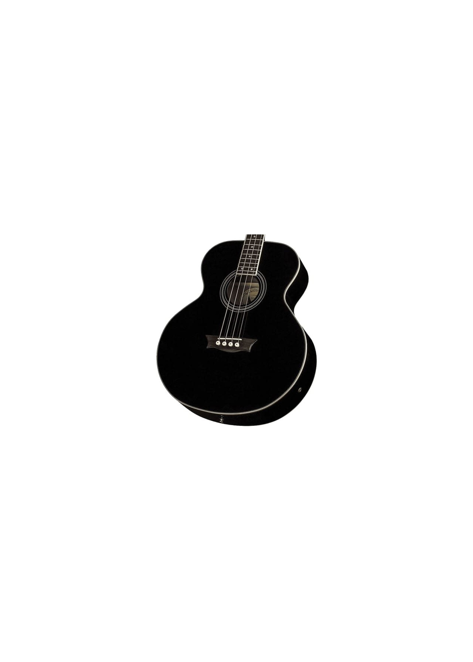 Dean Dean EAB CBK 4-String Acoustic/Electric Bass, Classic Black