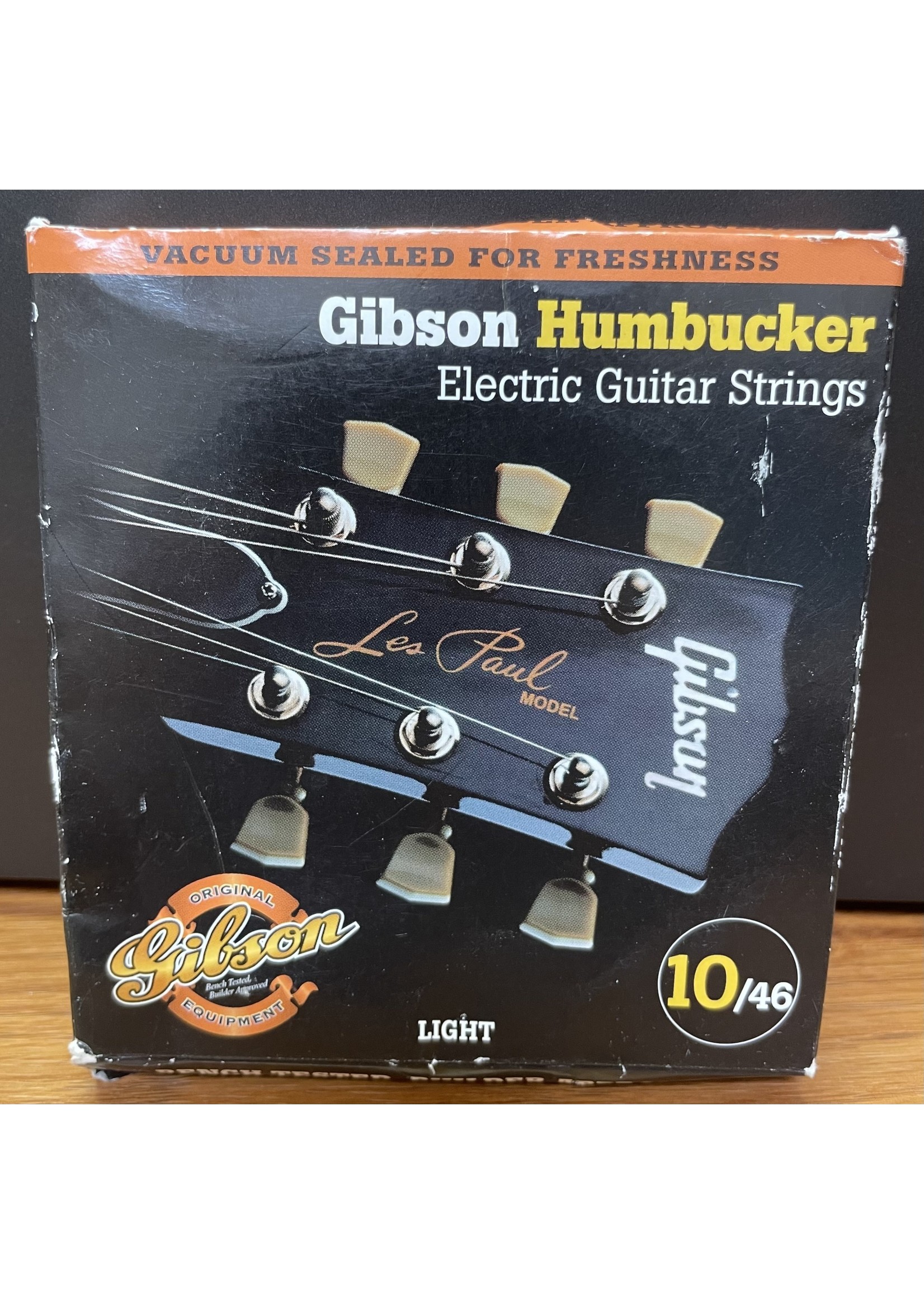 Gibson Gibson SEG-SA10 Humbucker Electric Guitar Strings, 10/46 Light, NOS