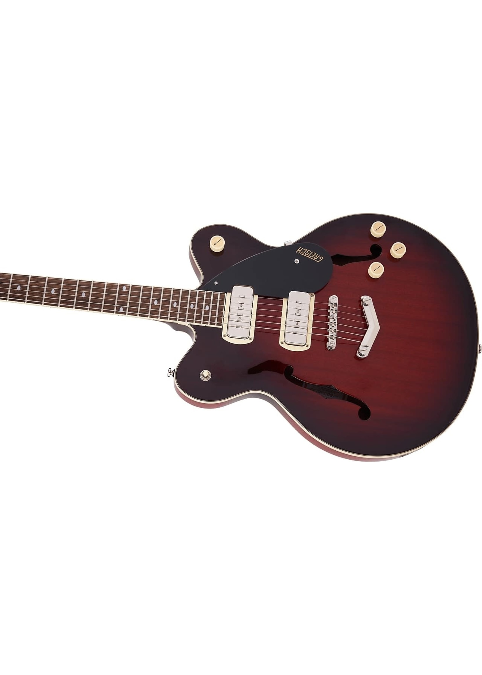 Gretsch Gretsch 2817600561 G2622-P90 Streamliner Center Block Double-Cut P90 with V-Stoptail, Laurel Fingerboard, Claret Burst