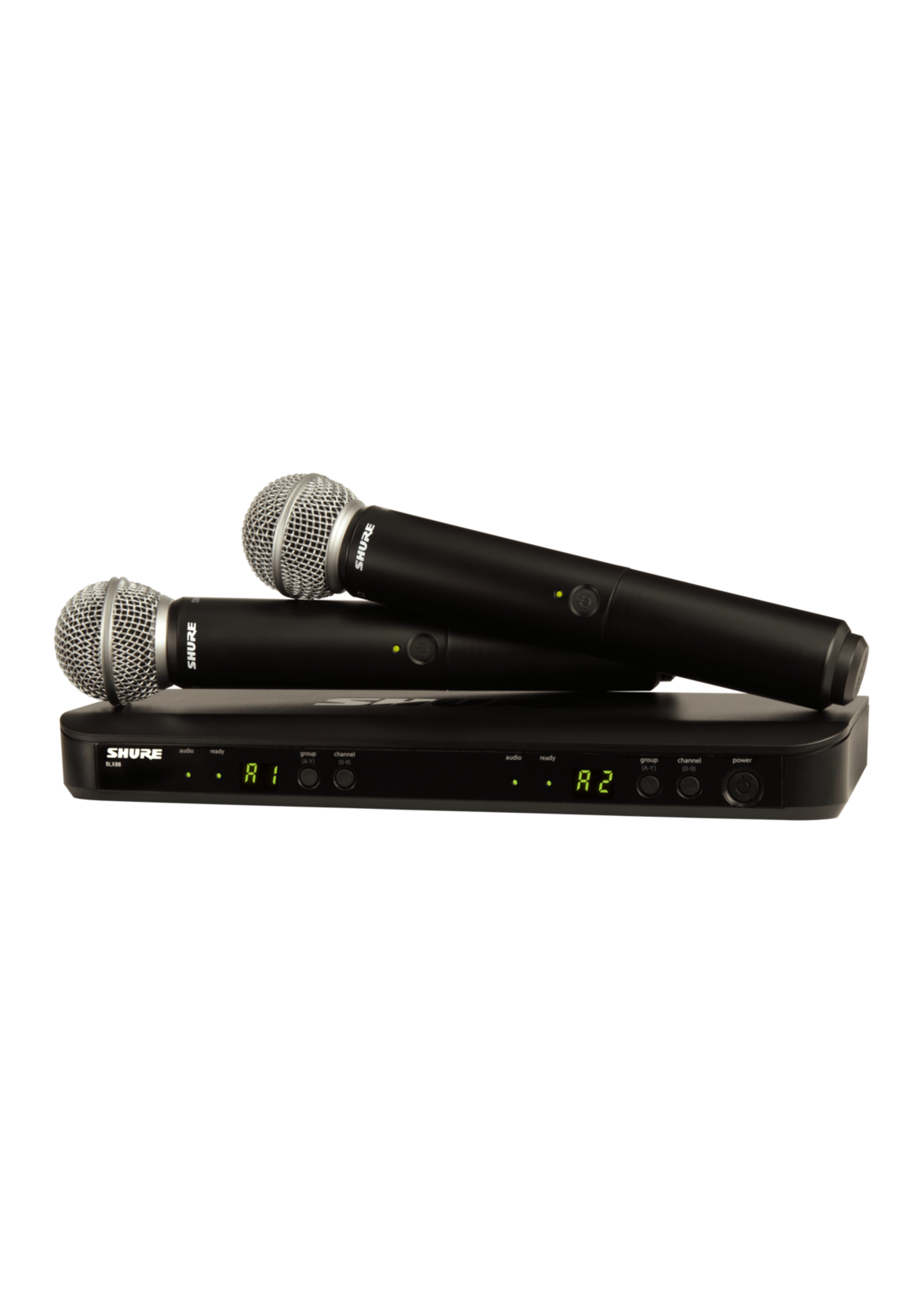 Shure Shure BLX288/SM58-H10 Wireless Dual Vocal System with two SM58 Handheld Transmitters, H10 Band