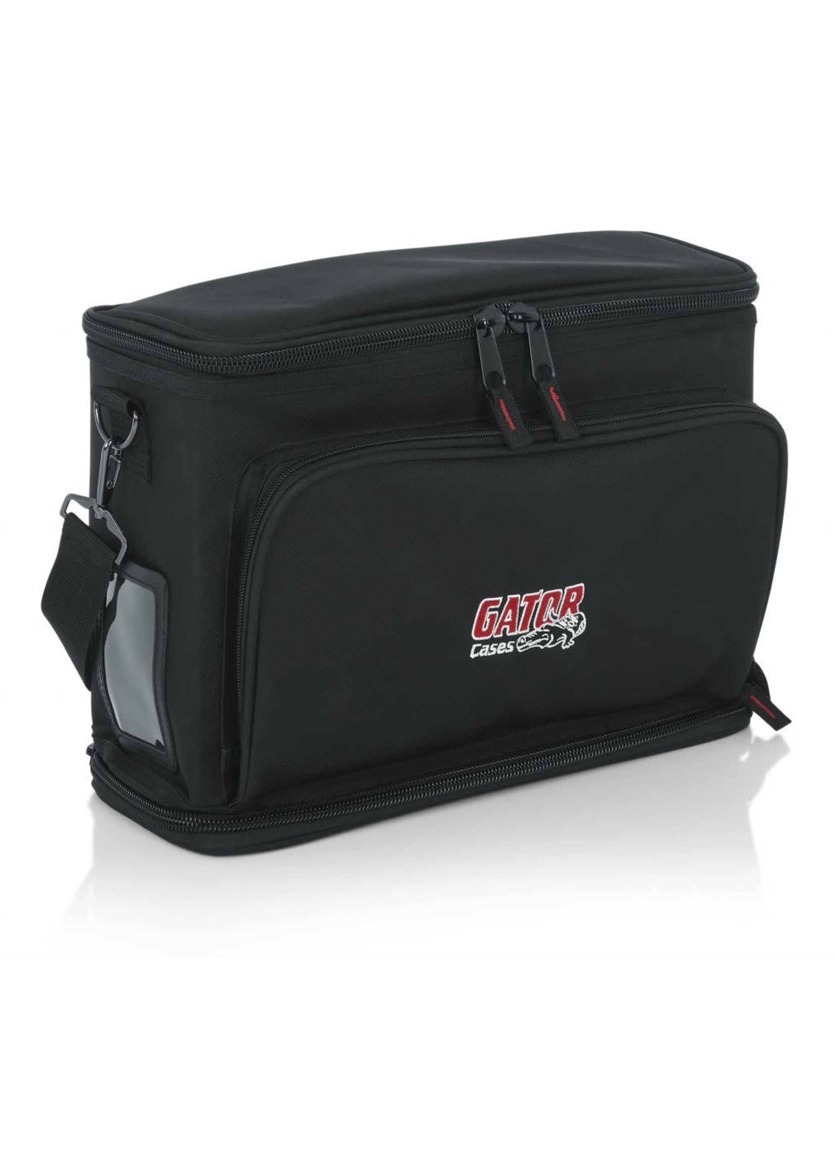 Gator GM-4 Padded Nylon 4 Microphone Carry Bag with External Pockets -  Music Gear Direct