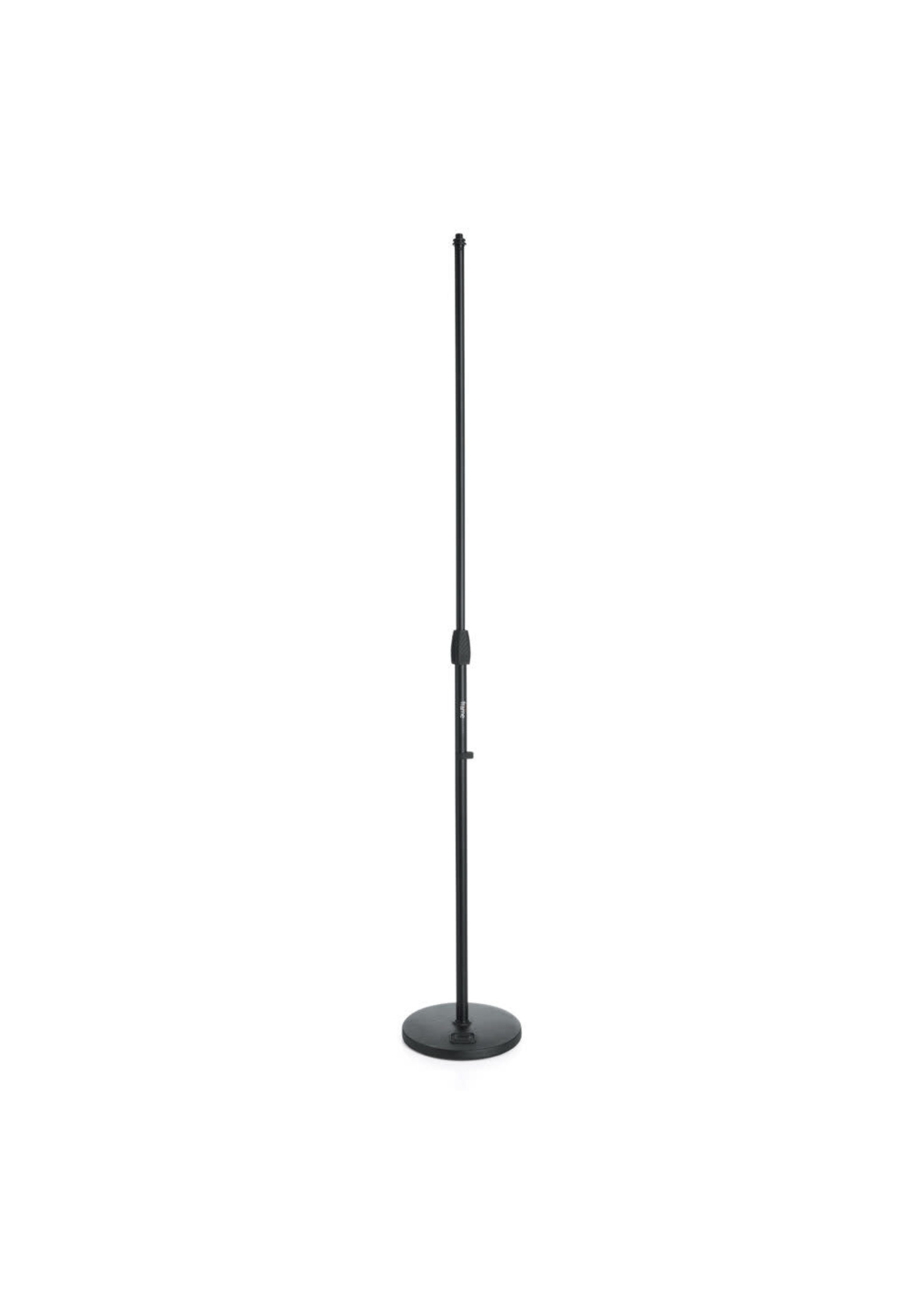 Gator Gator Frameworks GFW-MIC-1000 Roundbase Mic Stand with Standard Twist Clutch and 10" Base