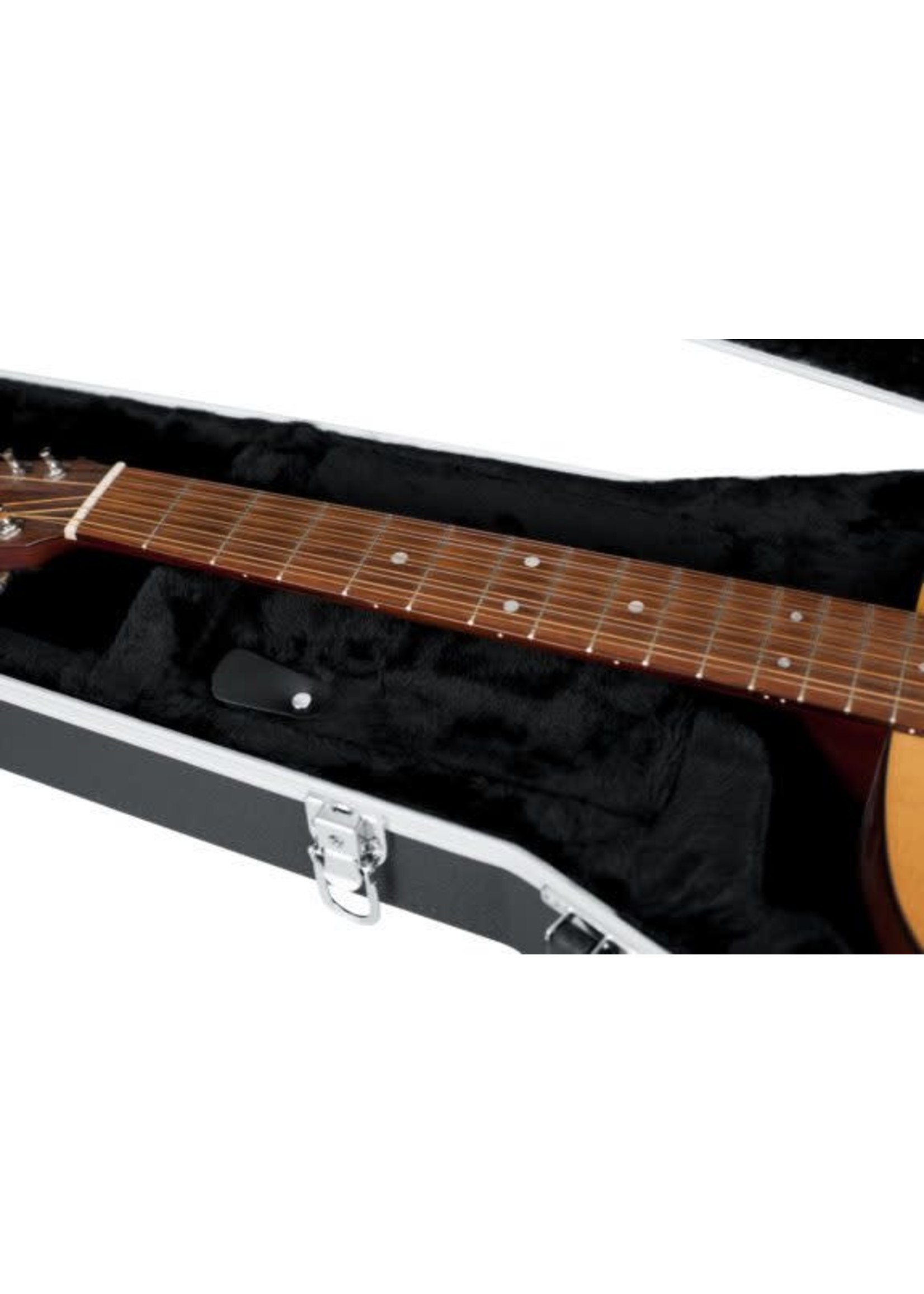 Gator Gator Cases GC-DREAD-12 Dreadnought Guitar Deluxe Molded Case for 12-String, Black