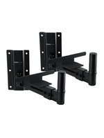 Gator Gator Frameworks GFW-SPK-WM100 Frameworks Adjustable Wall Mountable Speaker Stands , Pair