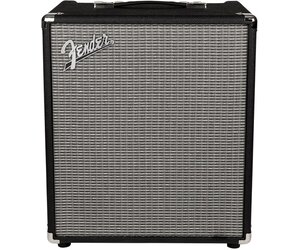 Fender 2370400000 Rumble 100 (V3), 120V, Black/Silver - Murphy's Music