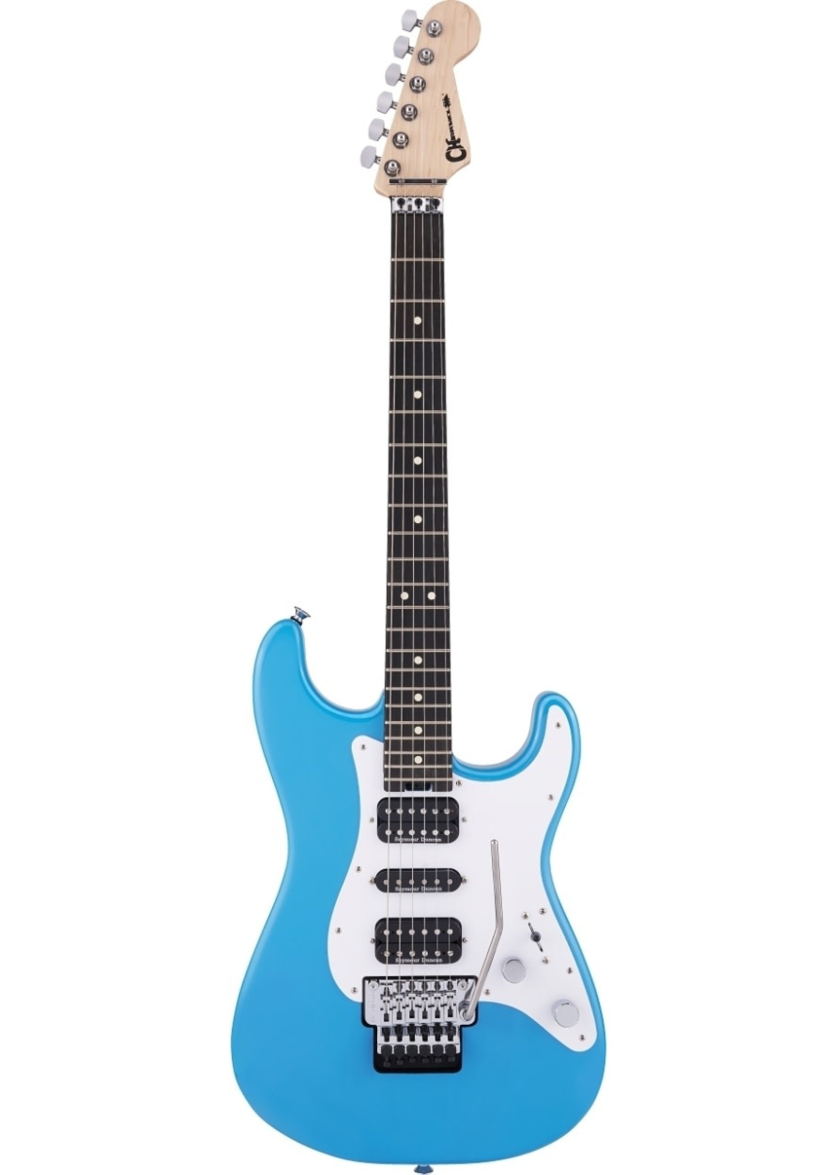 Charvel Charvel 2966834527 Pro-Mod SO-CAL Style 1 HSH FR E Electric Guitar, Ebony Fingerboard, Robin's Egg Blue