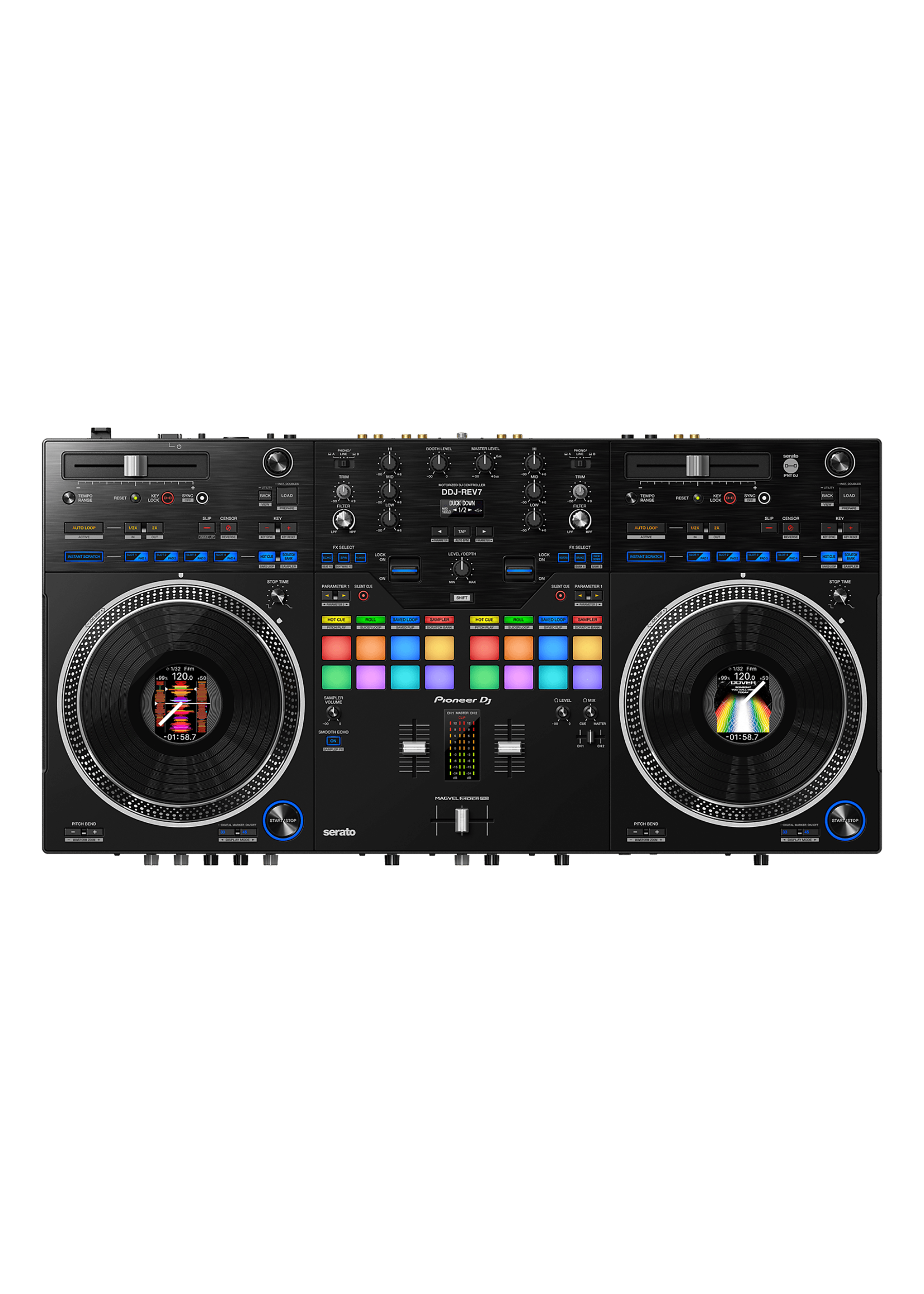 Pioneer DJ Pioneer DJ DDJ-REV7 Professional DJ Controller for Serato DJ Pro