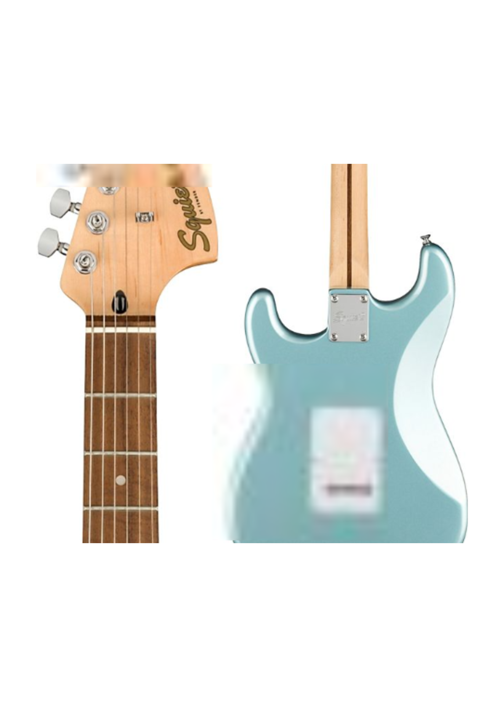 Squier Squier 0378100583 Affinity Series Stratocaster HSS Limited-Edition Electric Guitar Ice Blue Metallic