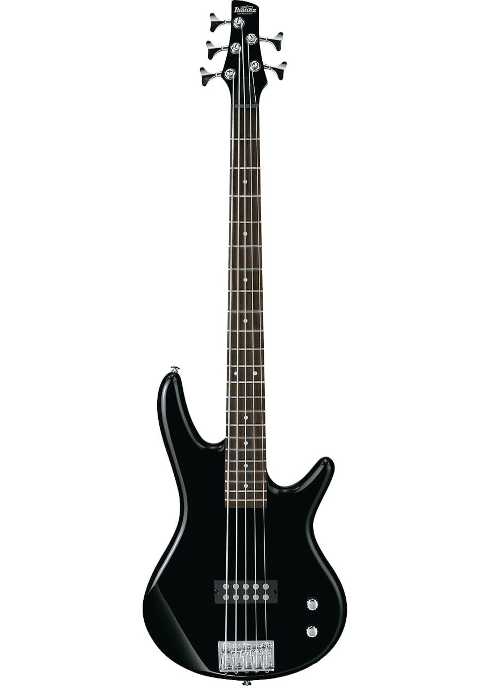 Ibanez GSR105EXBK GIO Series 5-String Electric Bass Guitar, Black