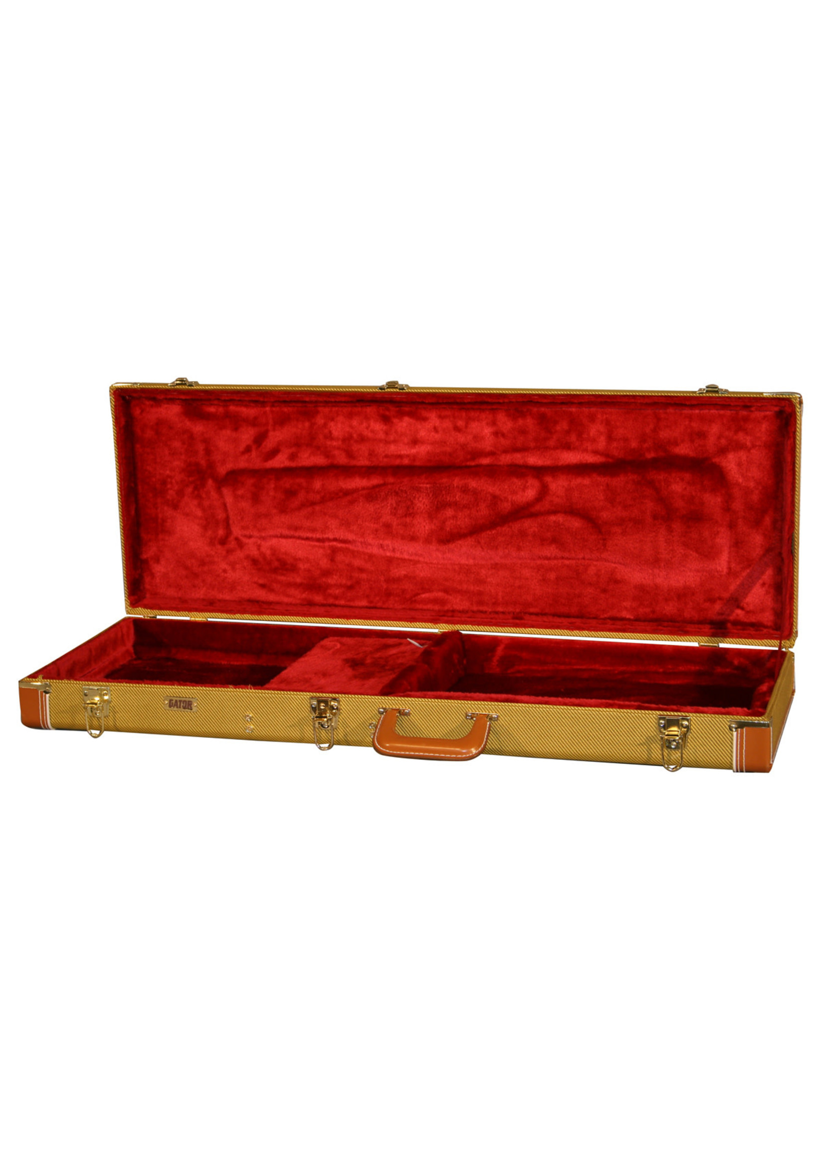 Gator Gator Deluxe Wood Case for Electric Guitars, Tweed