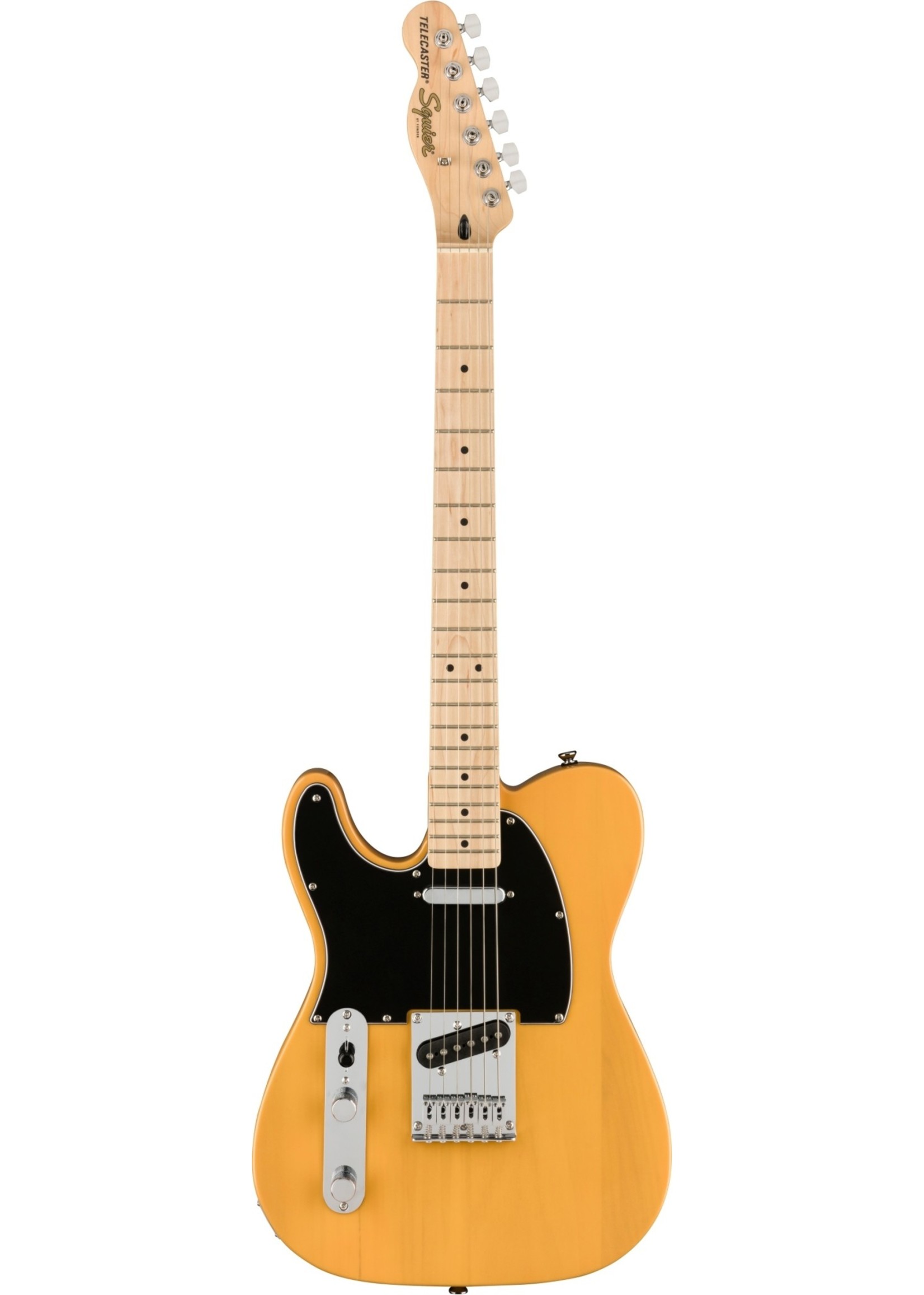 Squier Squier Affinity Series Telecaster Left-Handed, Maple Fingerboard, Black Pickguard, Butterscotch Blonde