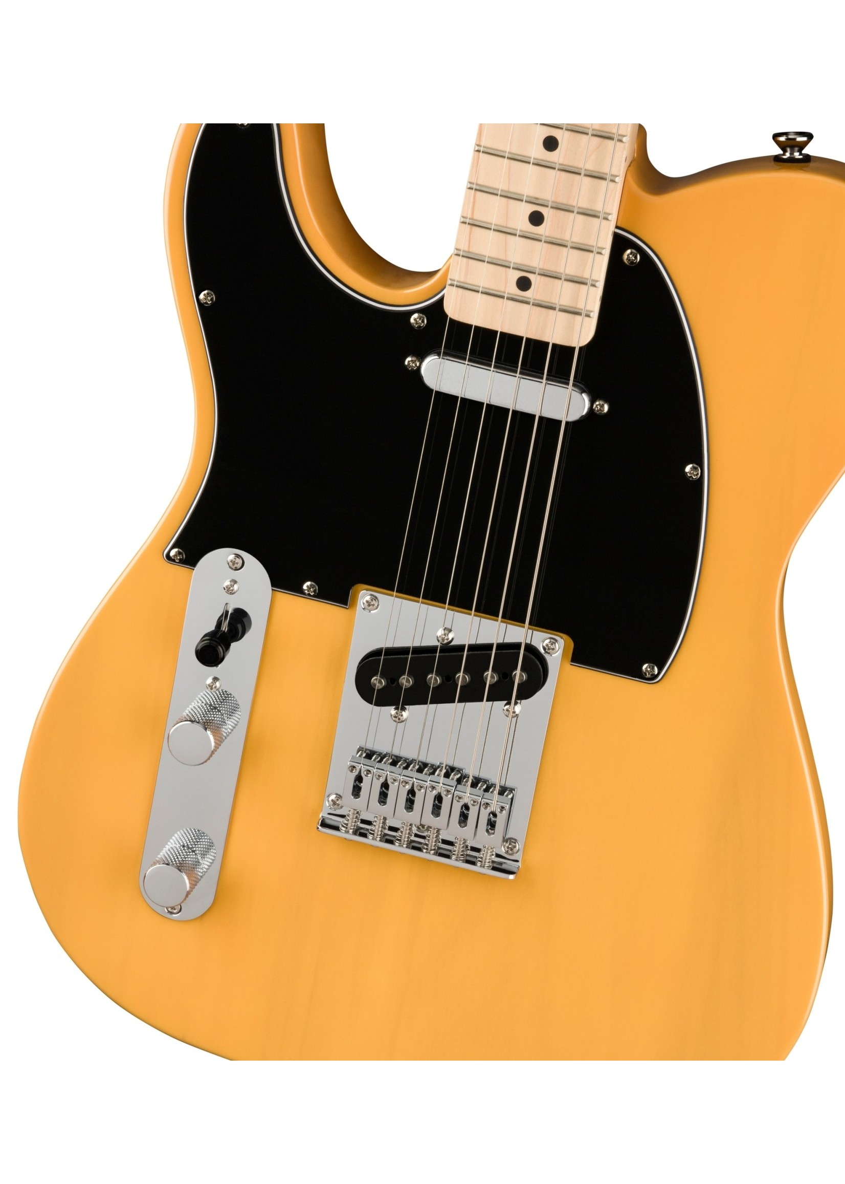 Squier Squier Affinity Series Telecaster Left-Handed, Maple Fingerboard, Black Pickguard, Butterscotch Blonde