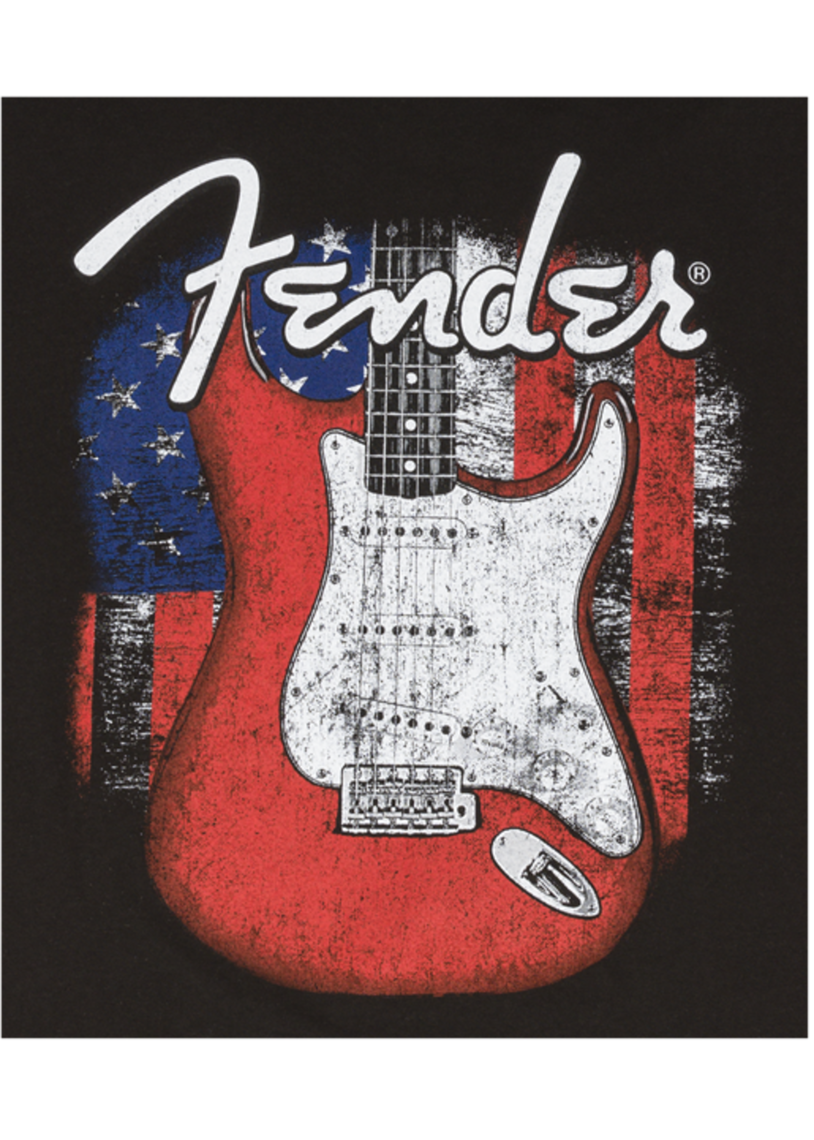 Fender Fender Red Strat Flag T-Shirt